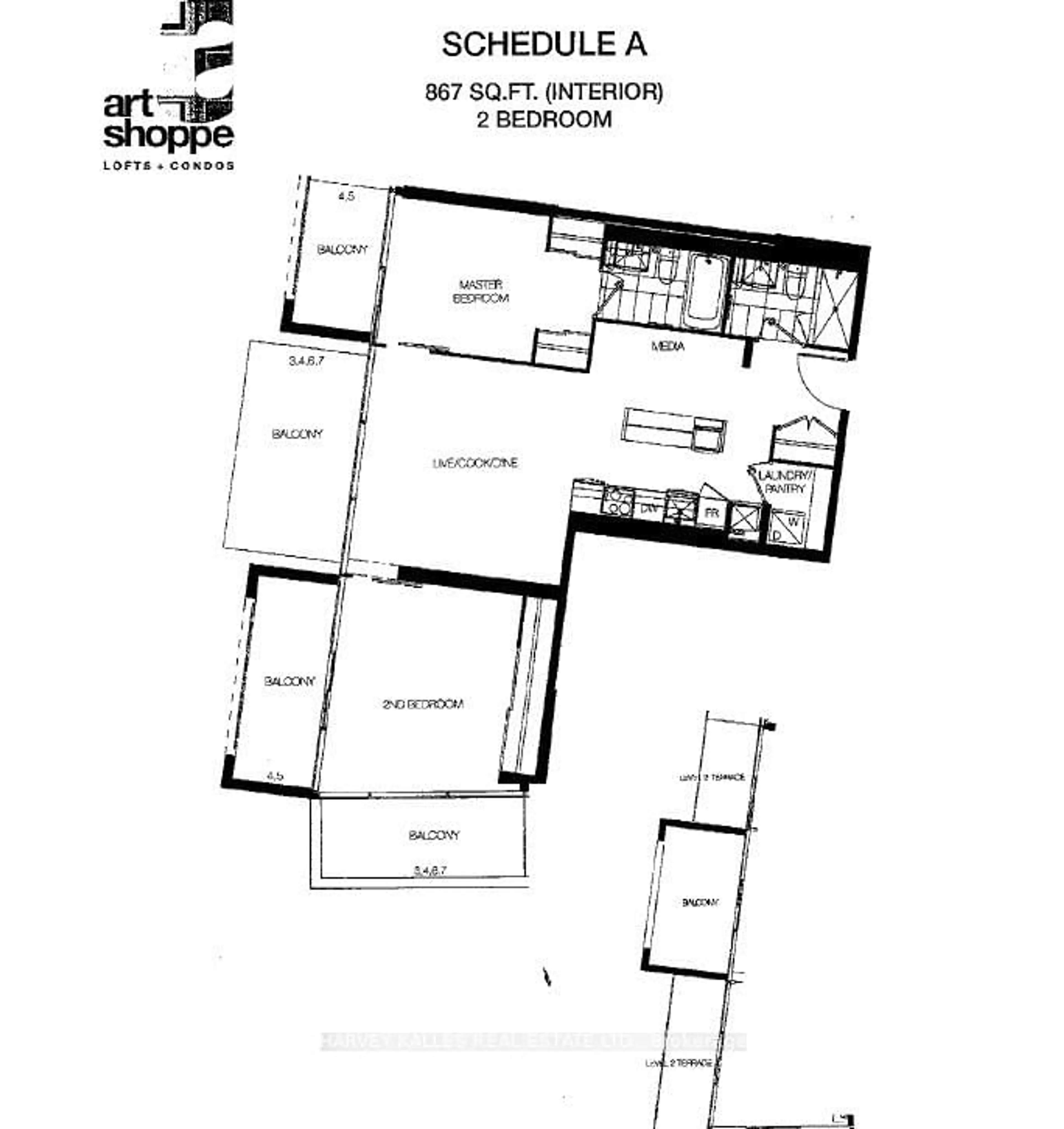 Floor plan for 8 Hillsdale Ave #827, Toronto Ontario M4S 0B1