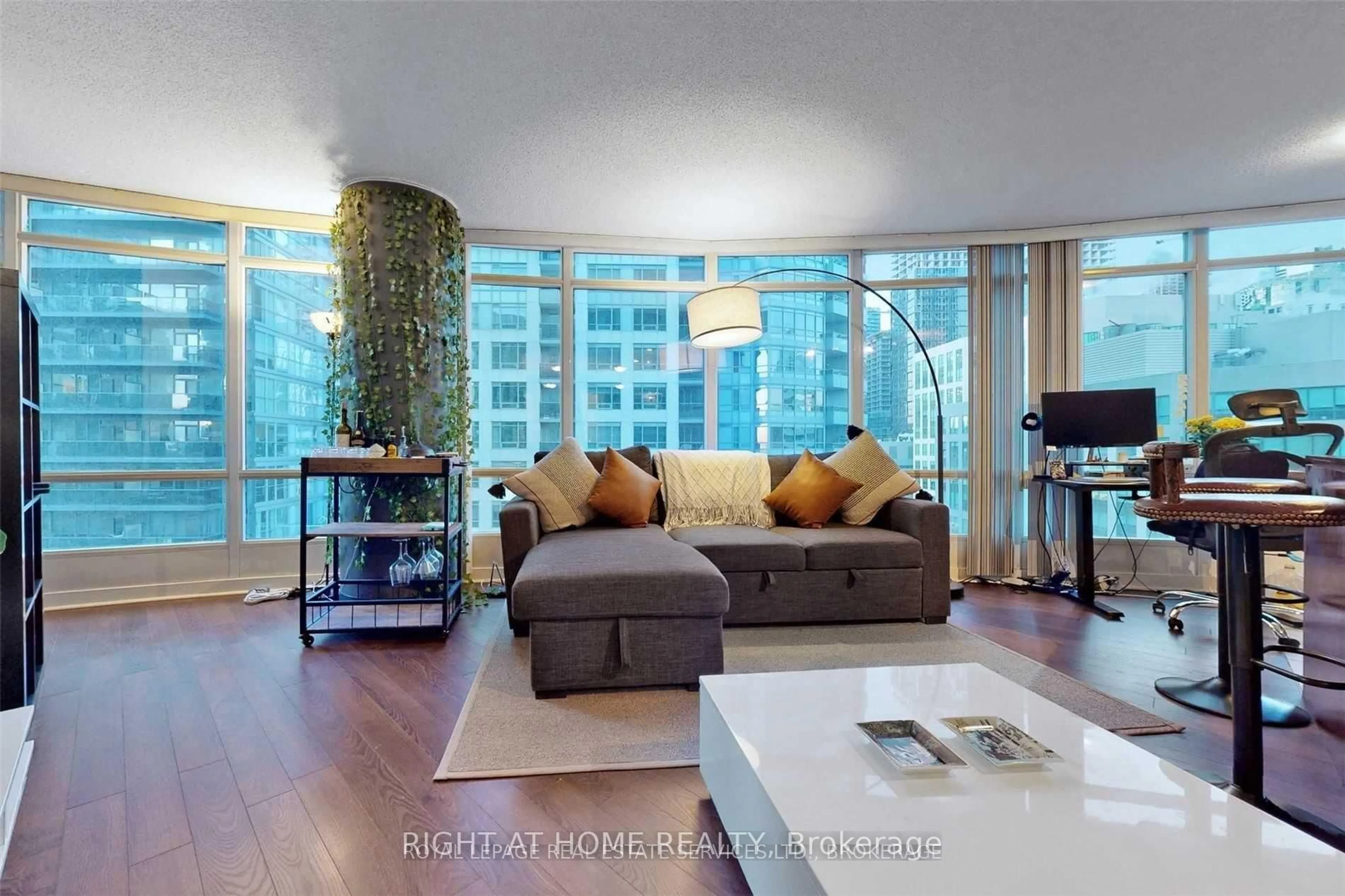 Living room with furniture, unknown for 361 Front St #1810, Toronto Ontario M5V 3R5