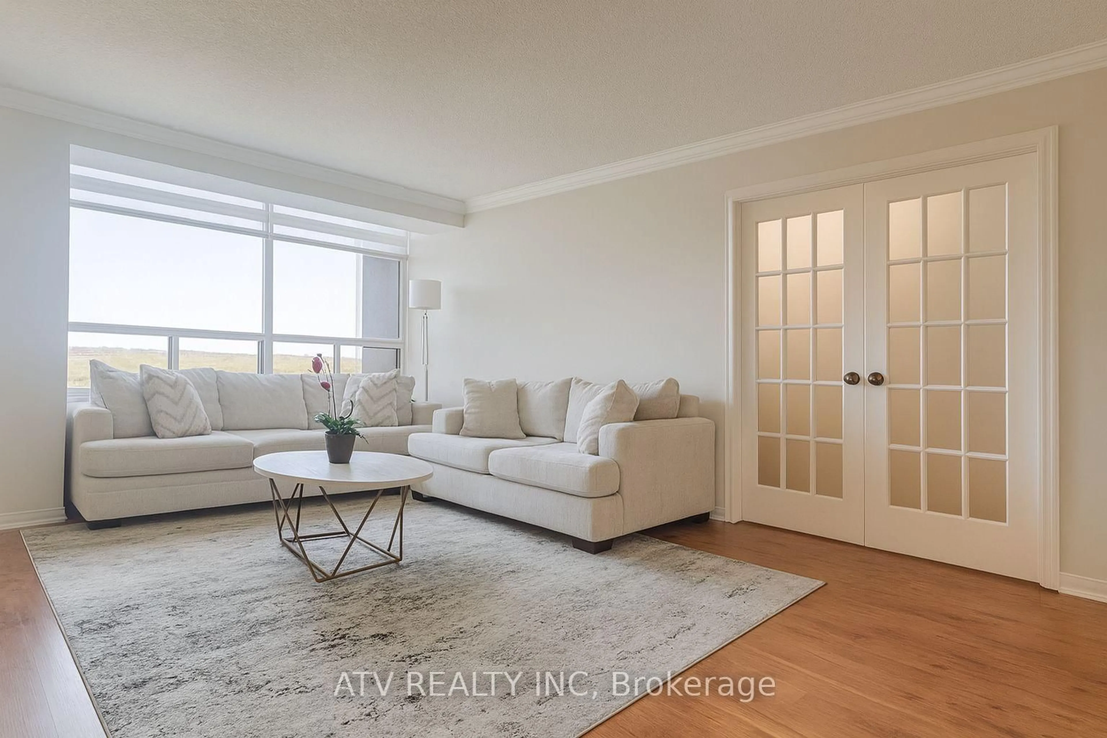 Living room with furniture, unknown for 10 Muirhead Rd #1704, Toronto Ontario M2J 4P9