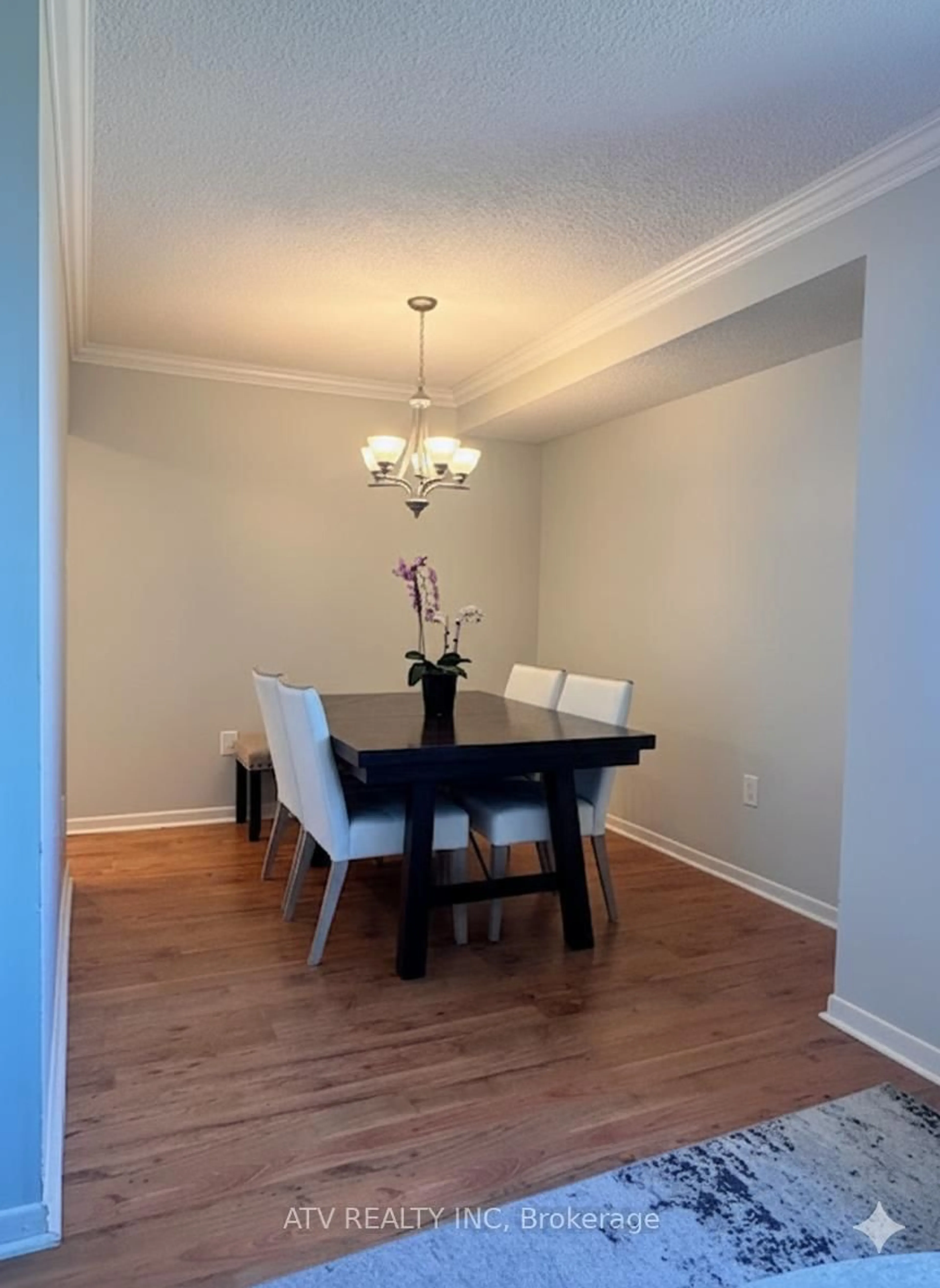 Dining room, wood/laminate floor for 10 Muirhead Rd #1704, Toronto Ontario M2J 4P9