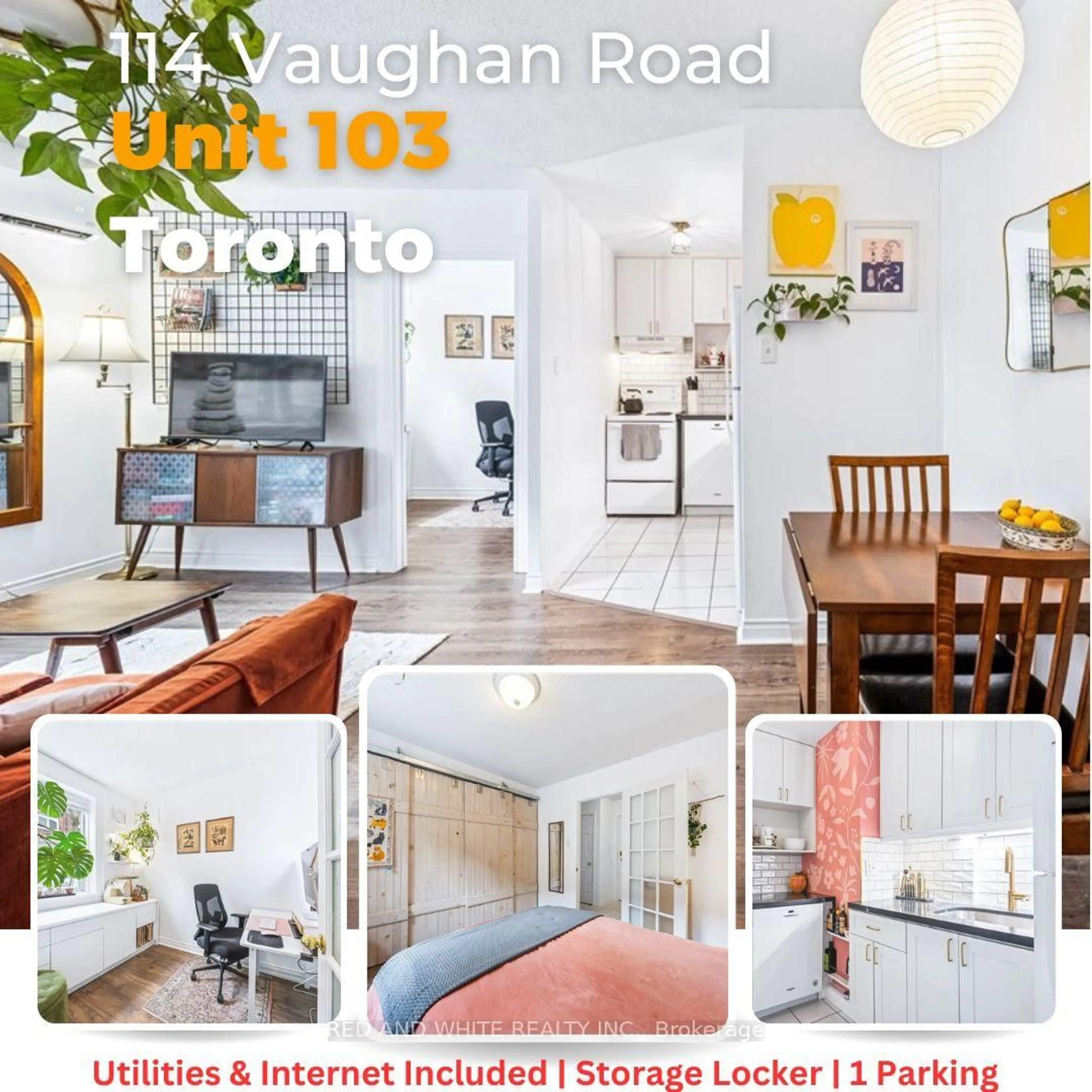 Open concept kitchen, unknown for 114 Vaughan Rd #103, Toronto Ontario M6C 2M1