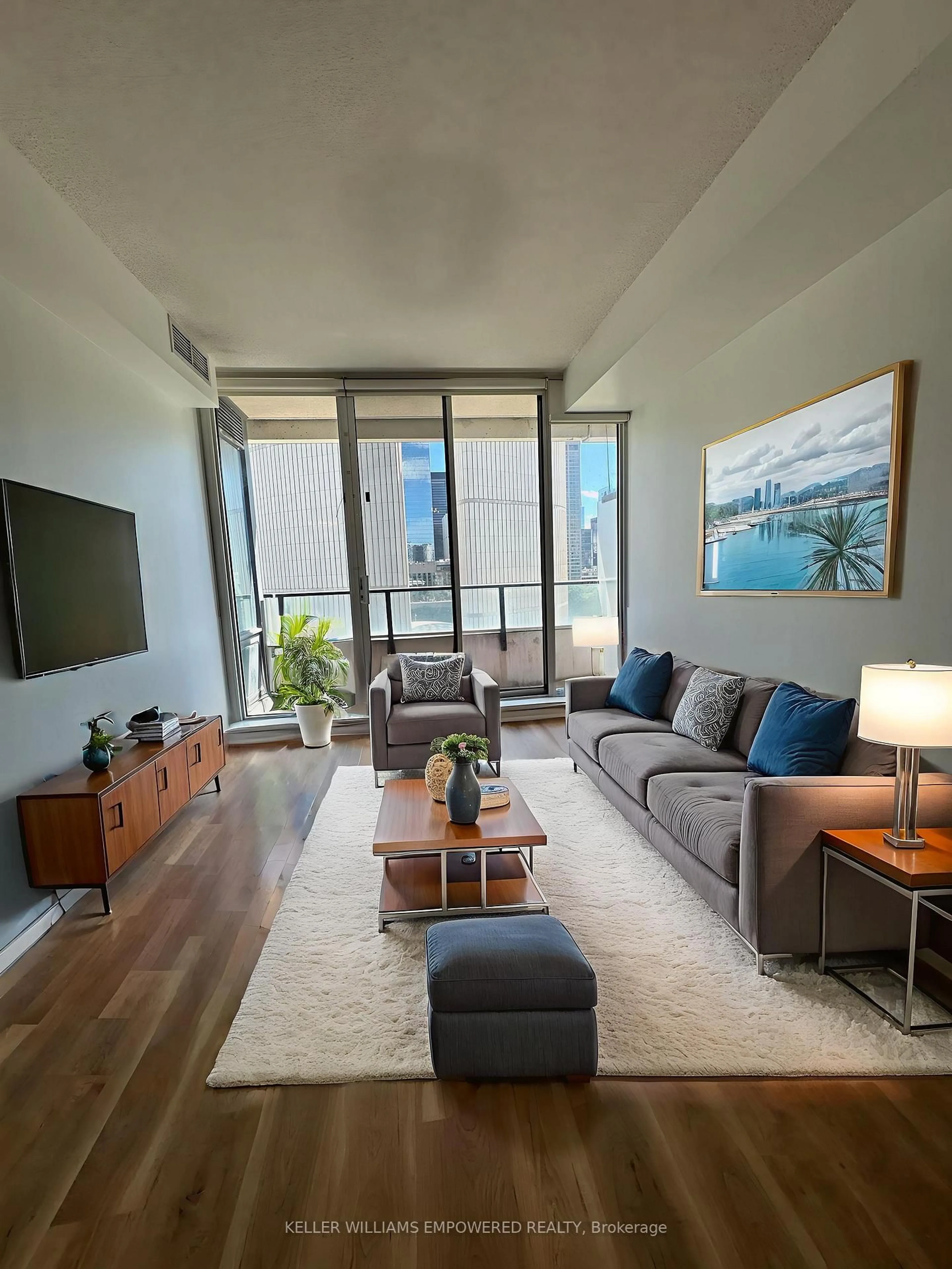 Living room with furniture, unknown for 111 Elizabeth St #1708, Toronto Ontario M5G 1P7