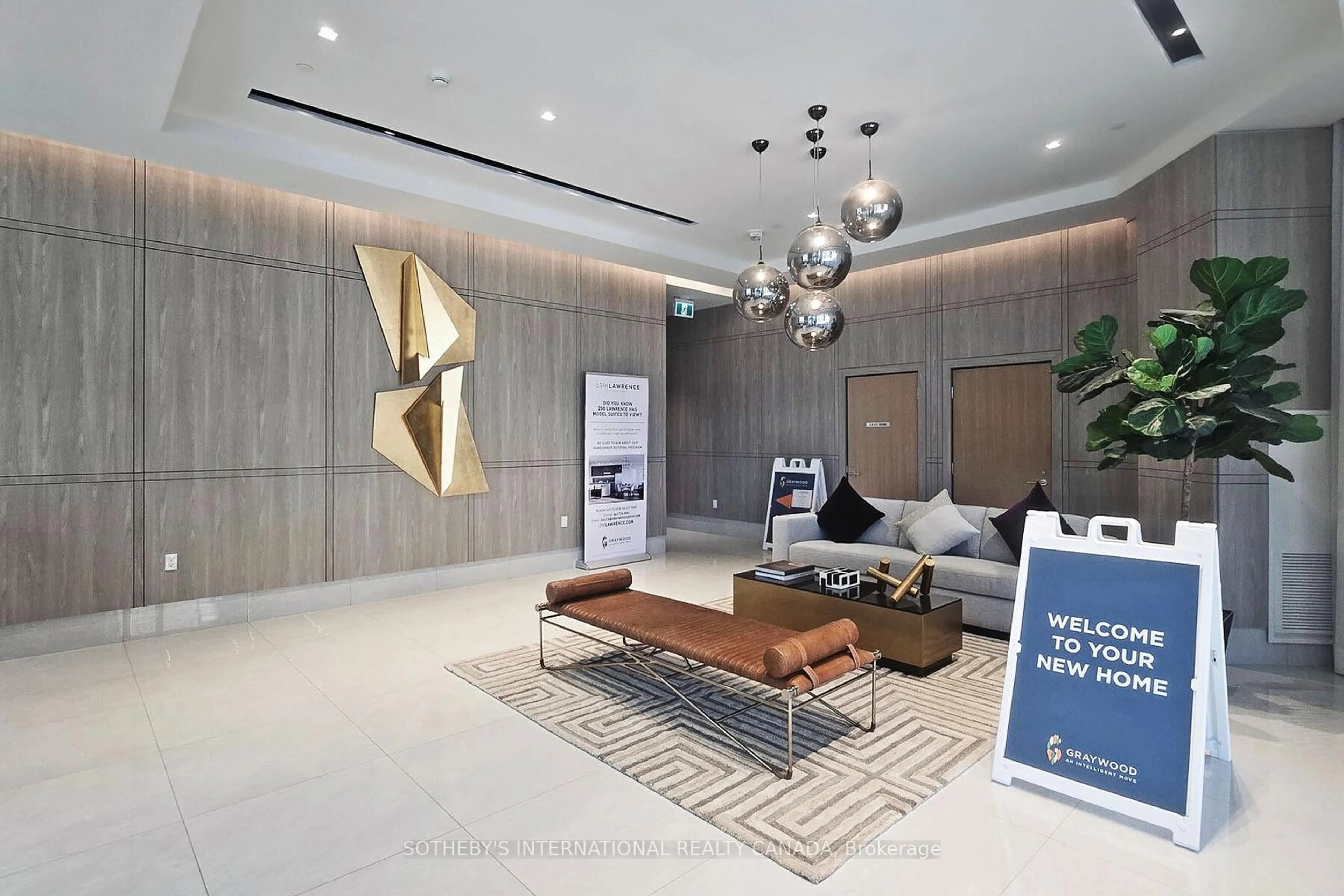 Lobby for 250 Lawrence Ave #624, Toronto Ontario M5M 1B1
