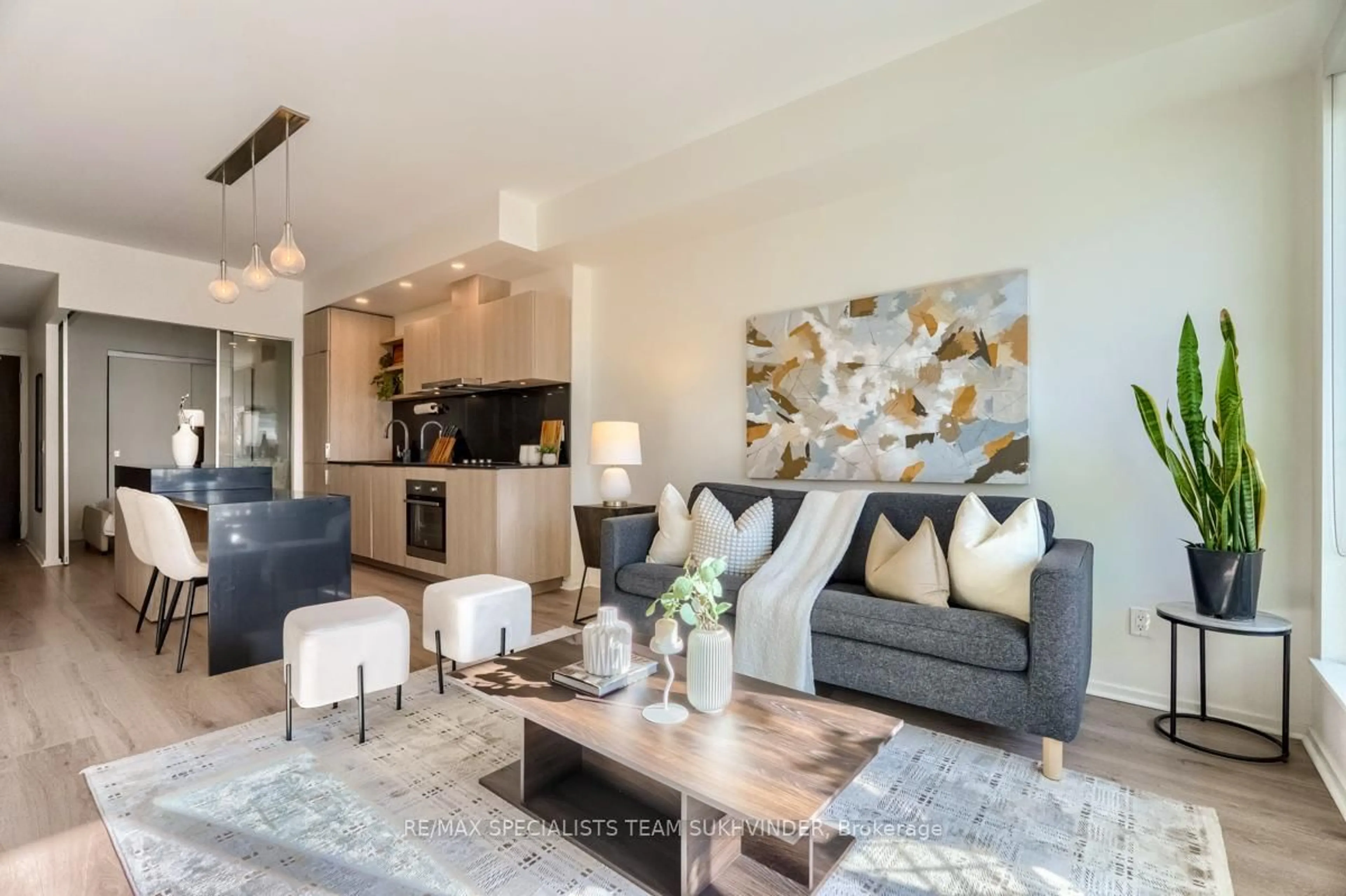 Living room with furniture, unknown for 12 Bonnycastle St #402, Toronto Ontario M5A 0C8