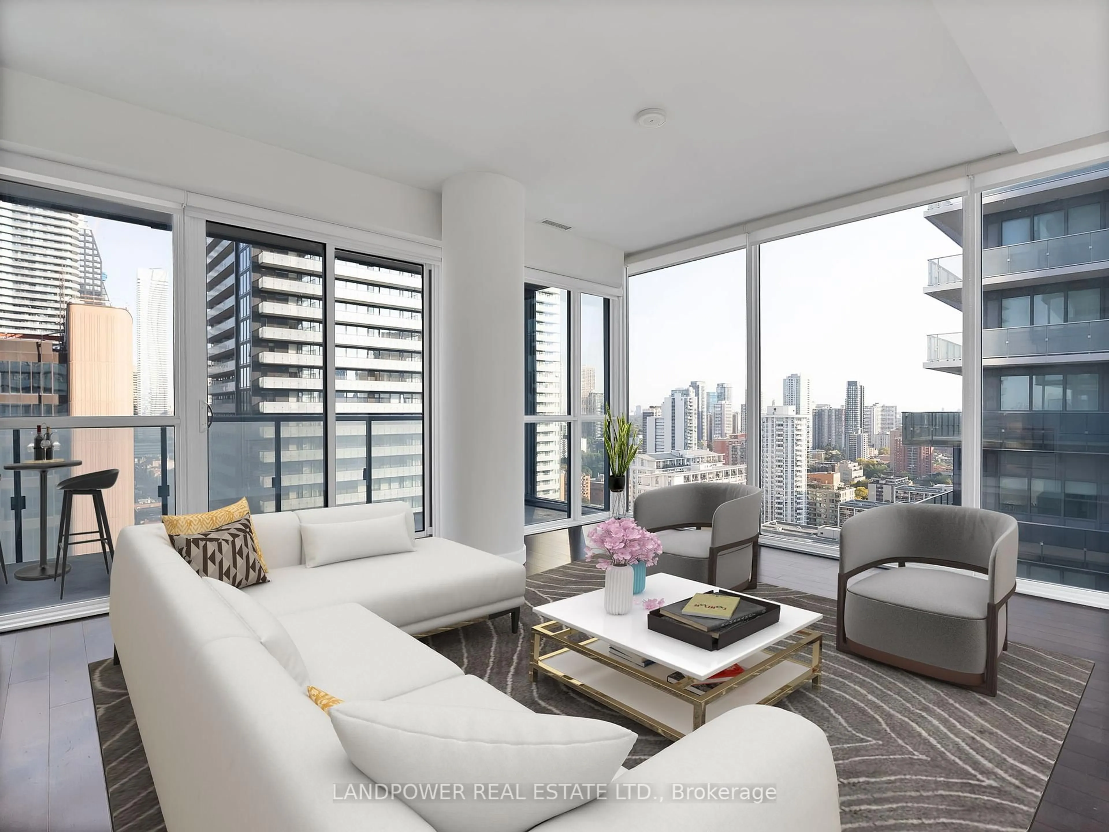Living room with furniture, unknown for 15 Grenville St #2609, Toronto Ontario M4Y 0B9