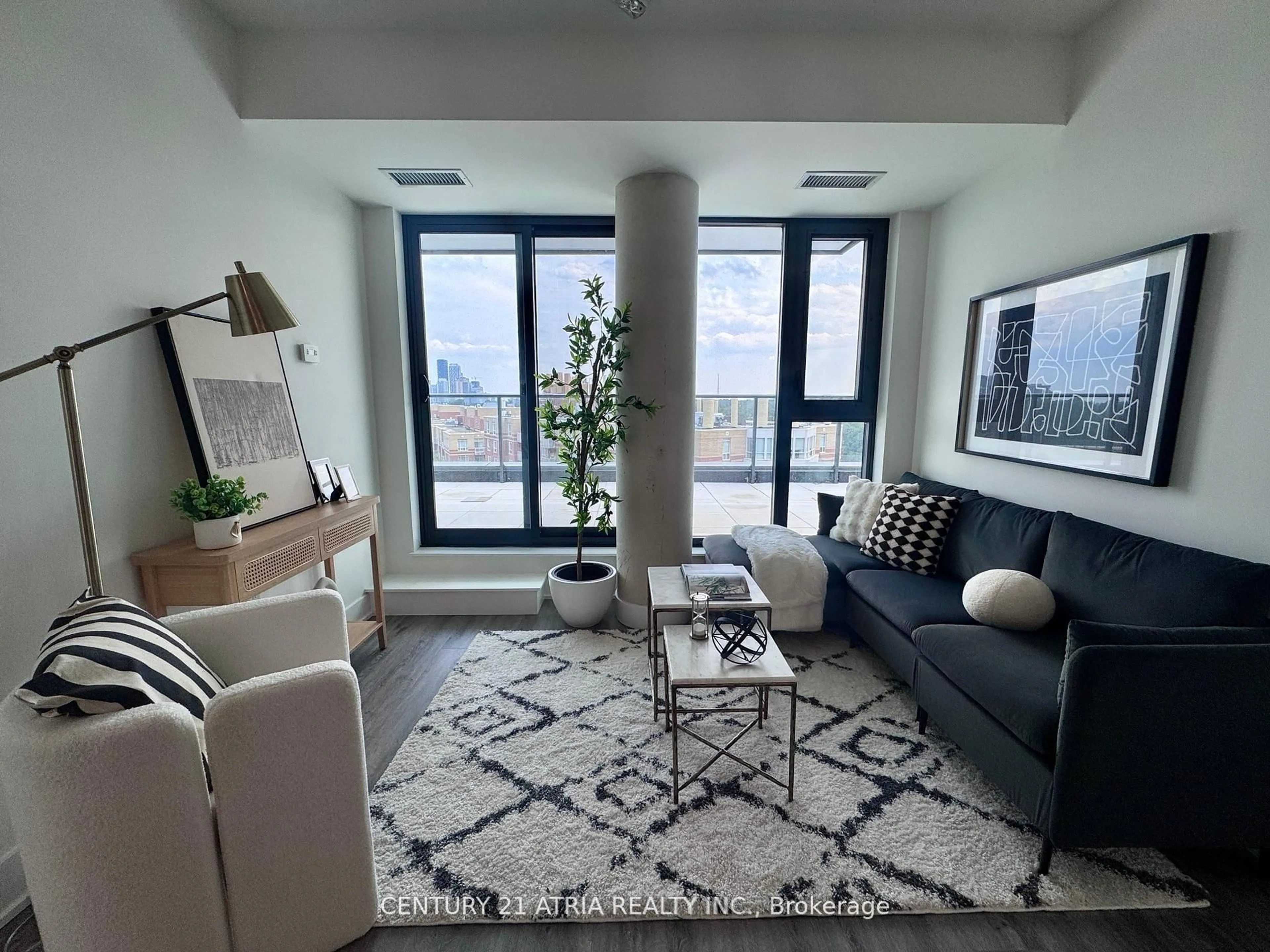 Living room with furniture, unknown for 250 Lawrence Ave #808, Toronto Ontario M5M 1B1