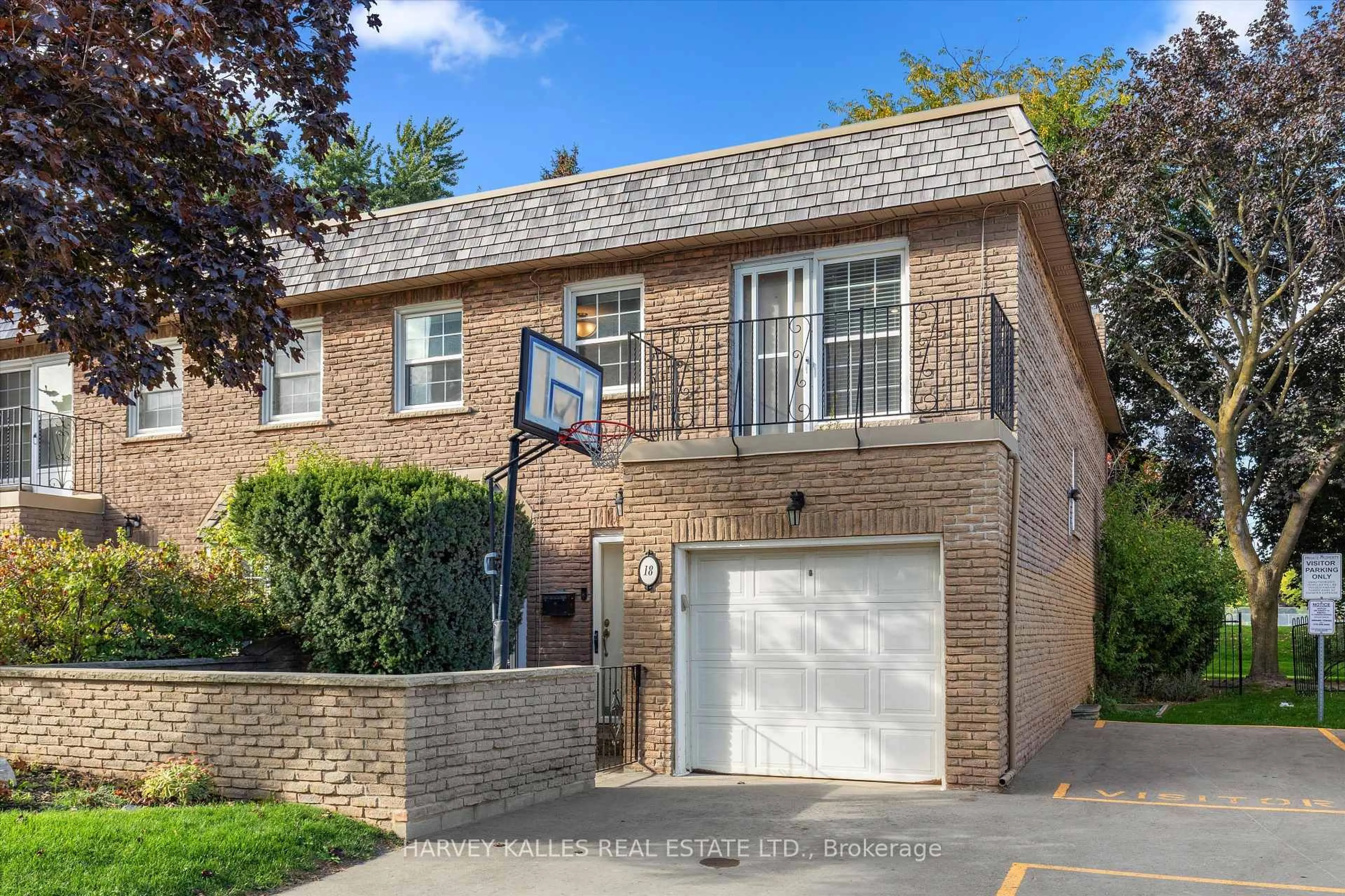 Home with brick exterior material, street for 18 Farmstead Rd, Toronto Ontario M2L 2G2