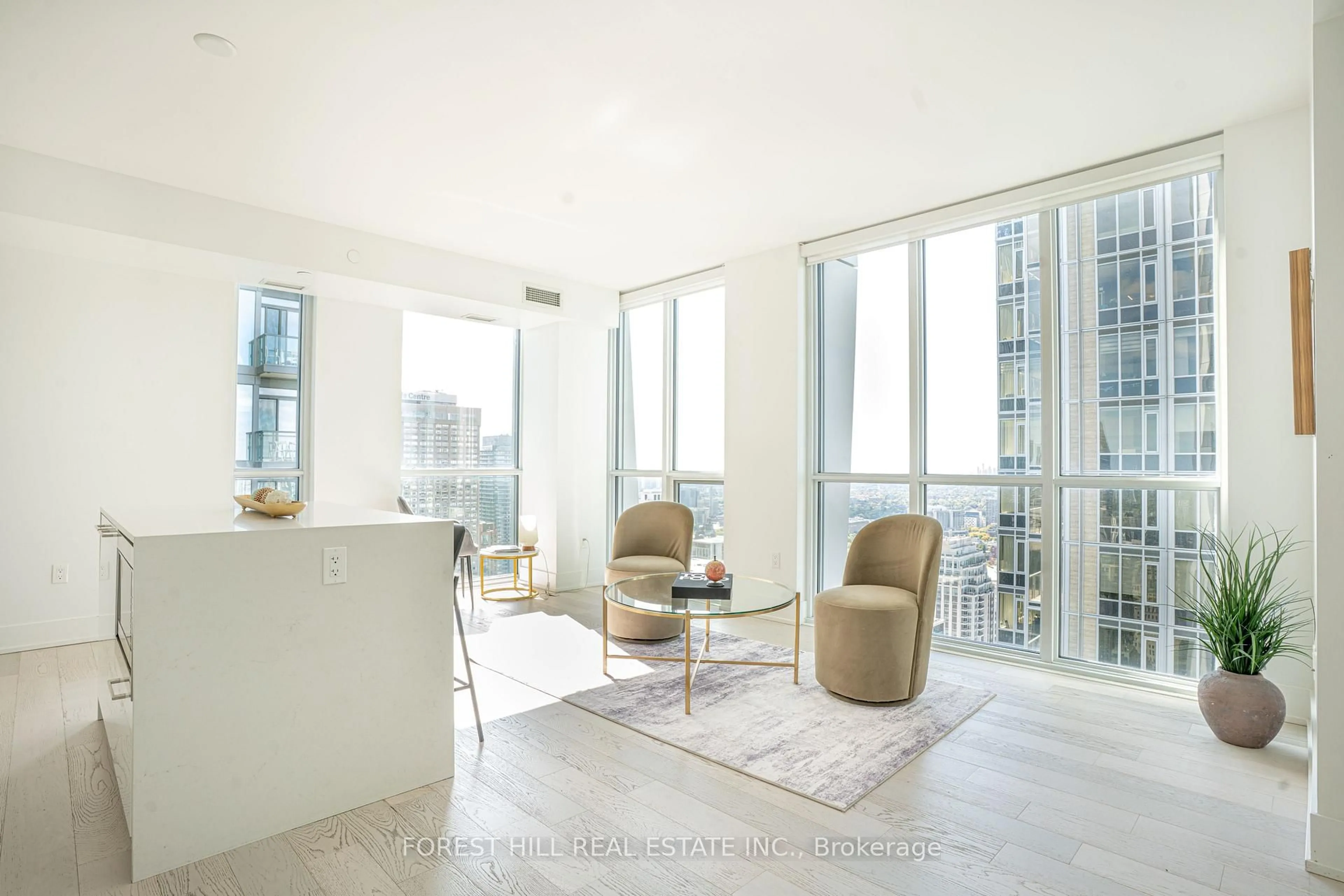 Living room with furniture, unknown for 1 Yorkville Ave #4101, Toronto Ontario M4W 0B1
