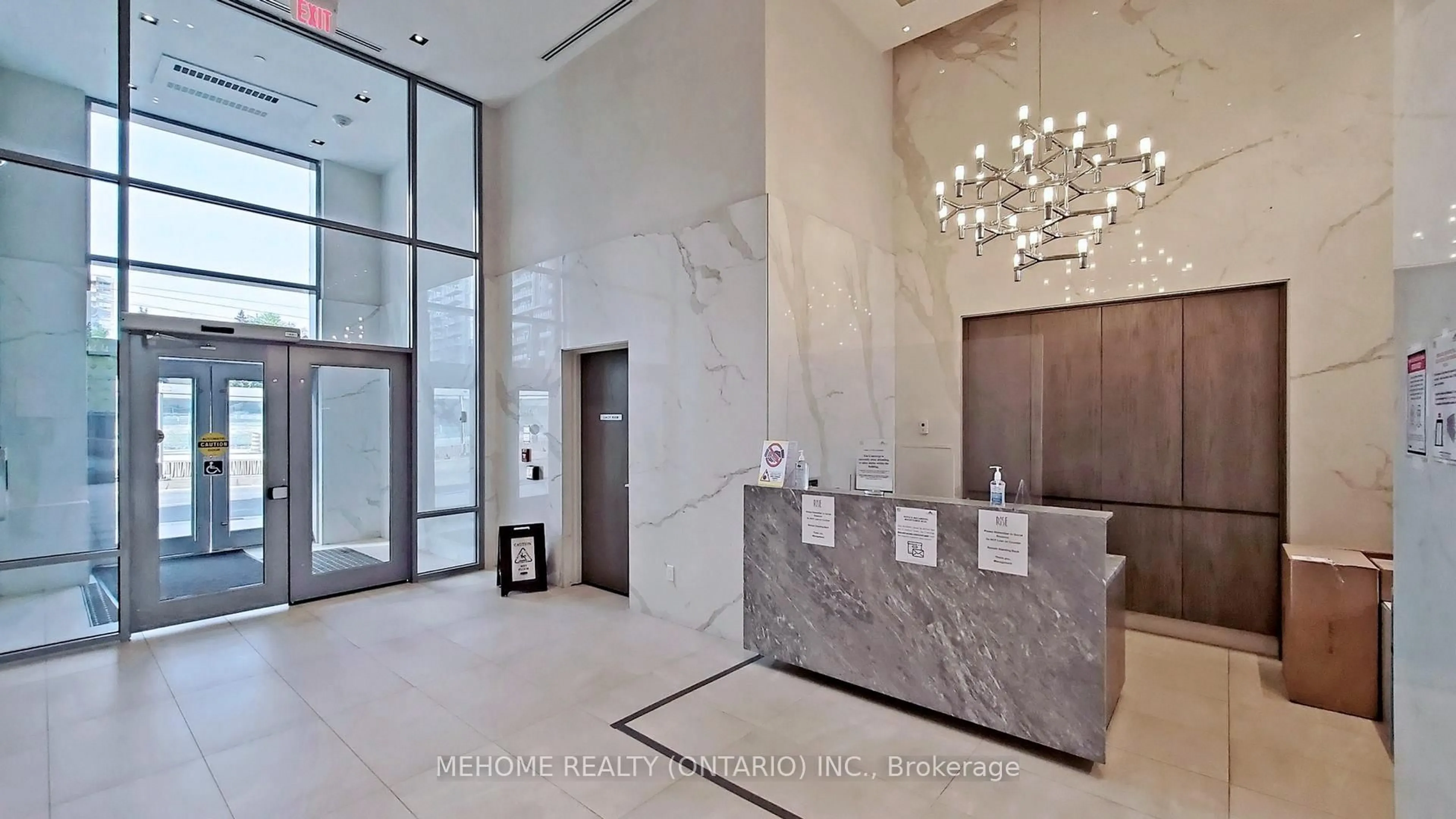 Indoor foyer for 501 St. Clair Ave #204, Toronto Ontario M5P 0A2