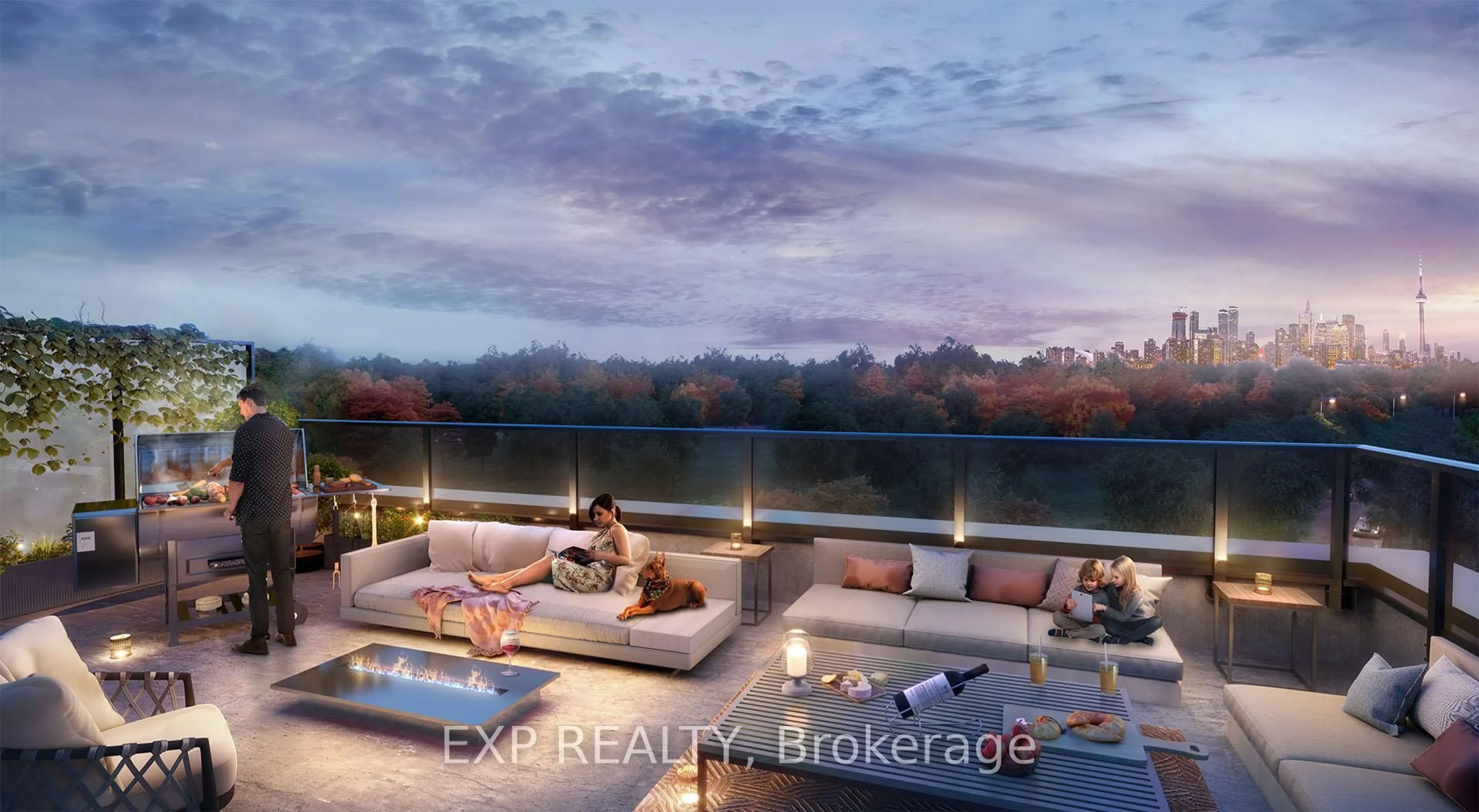 Patio, water/lake/river/ocean view for 71 Curlew Dr #79, Toronto Ontario M3A 2P8