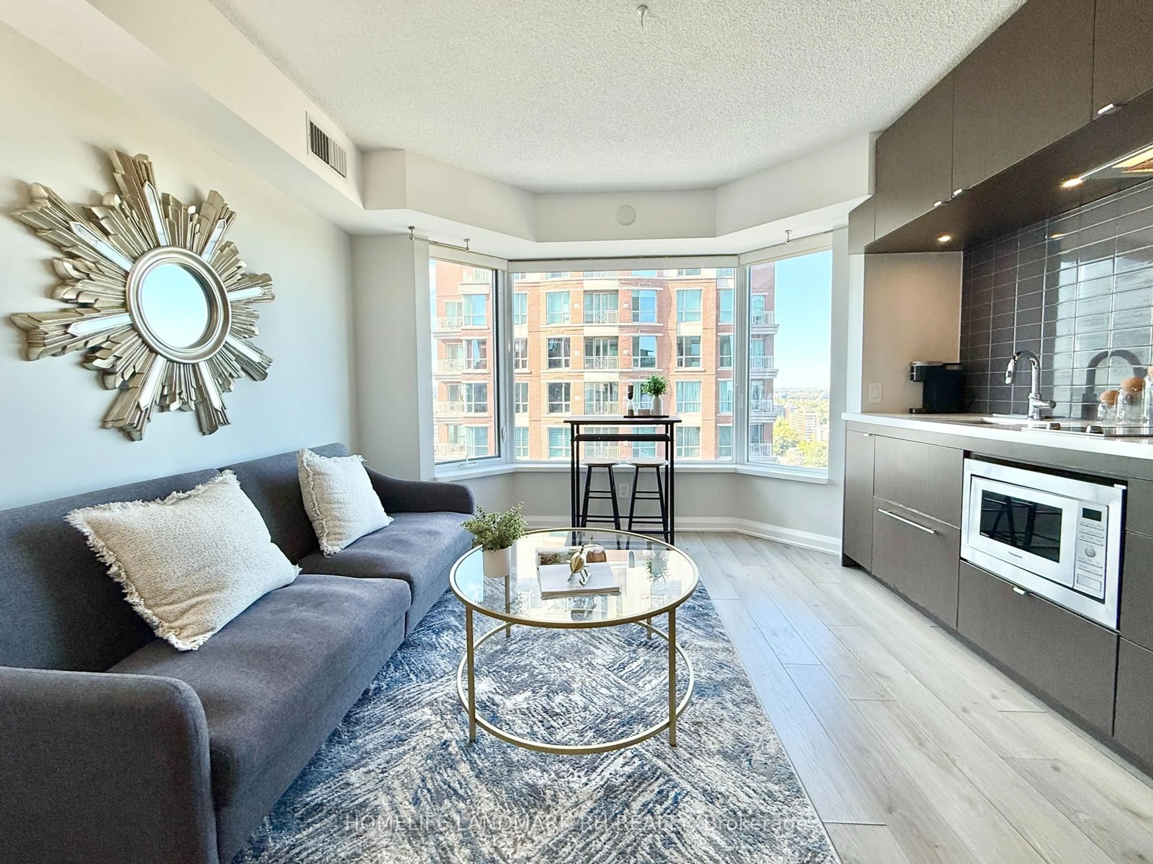 Living room with furniture, unknown for 155 Yorkville Ave #2315, Toronto Ontario M5R 0B4