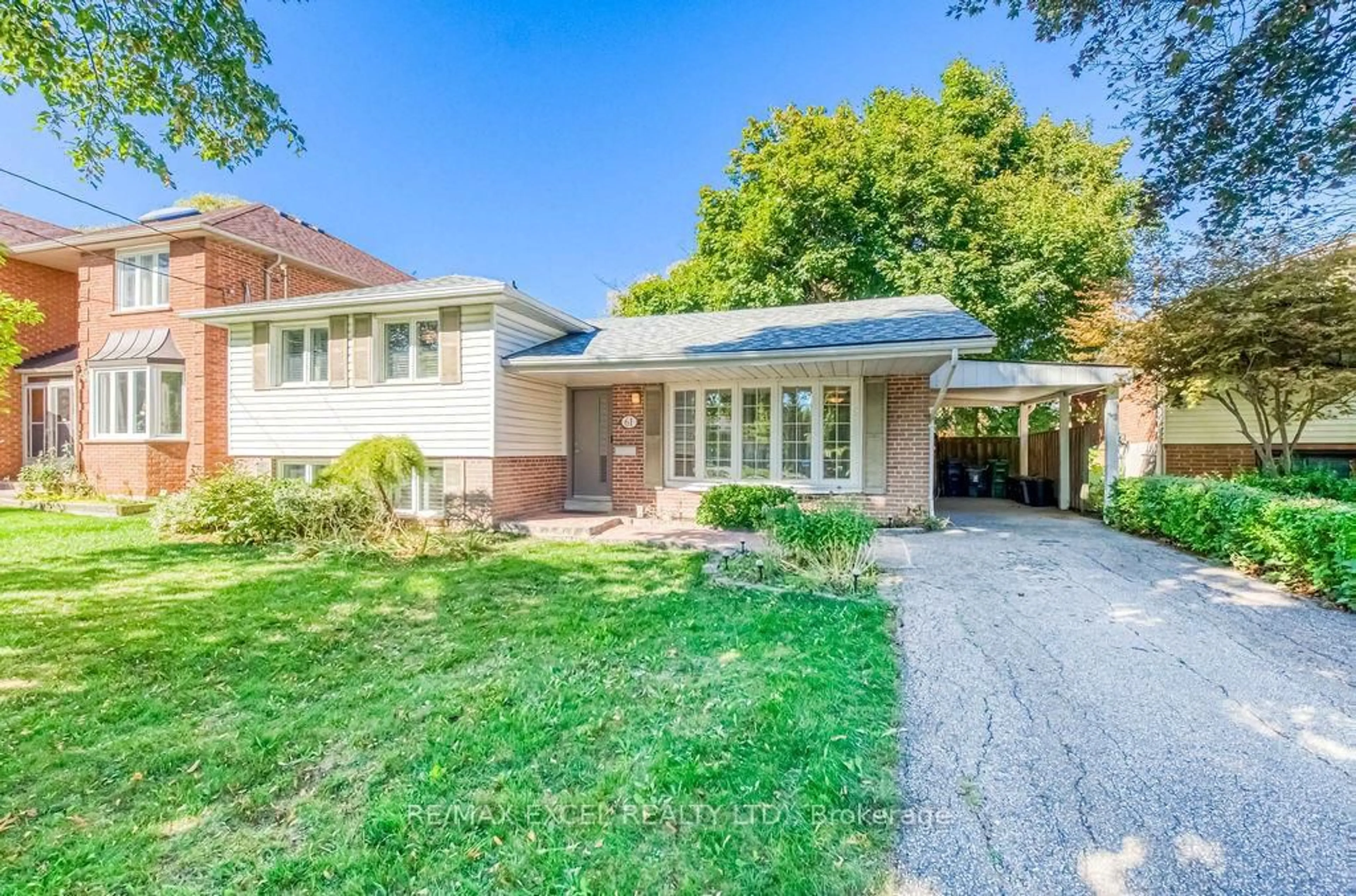 Home with brick exterior material, street for 61 Corning Rd, Toronto Ontario M2J 2L9