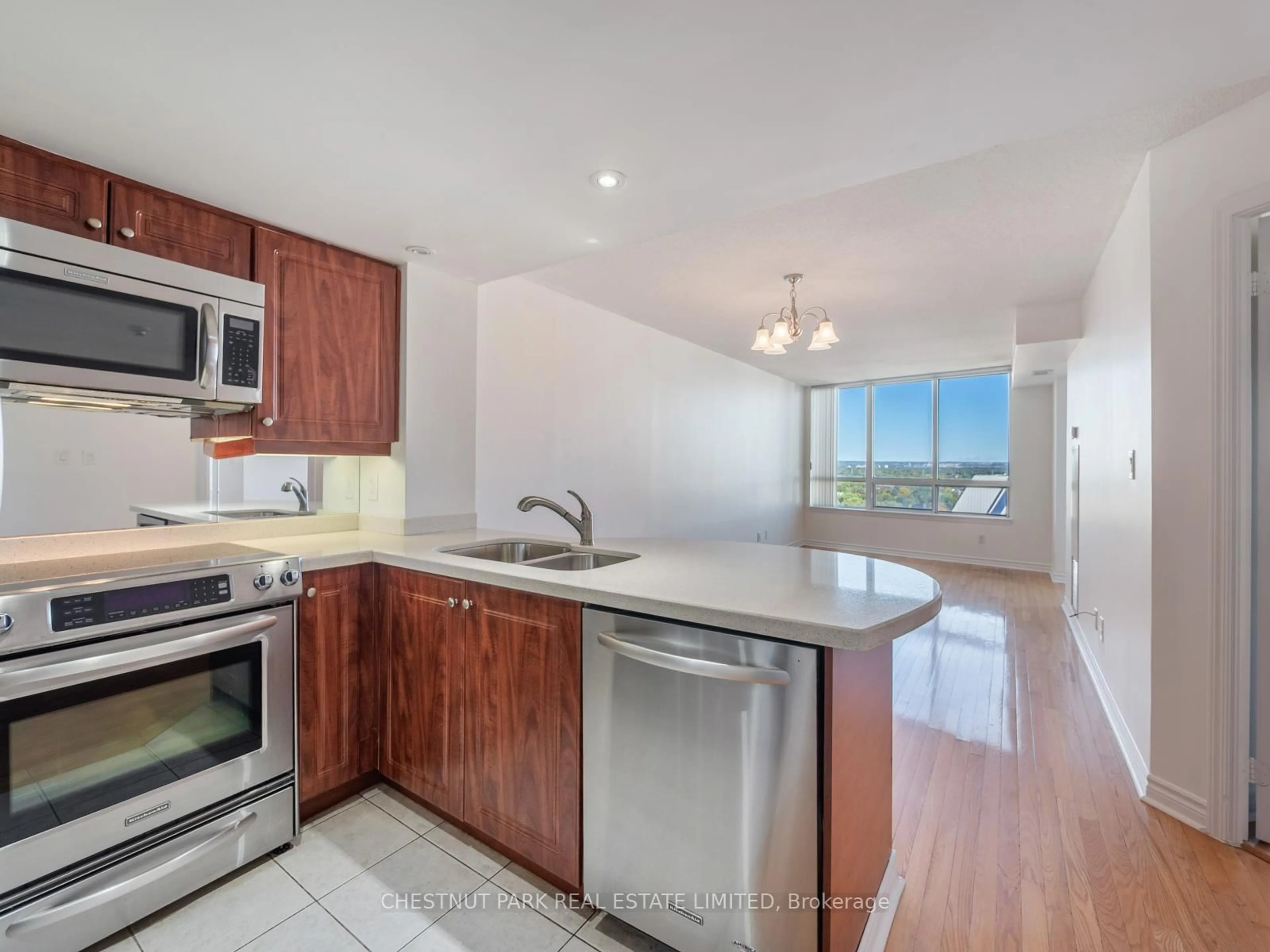 Open concept kitchen, unknown for 1 Rean Dr #2503, Toronto Ontario M2K 3C1