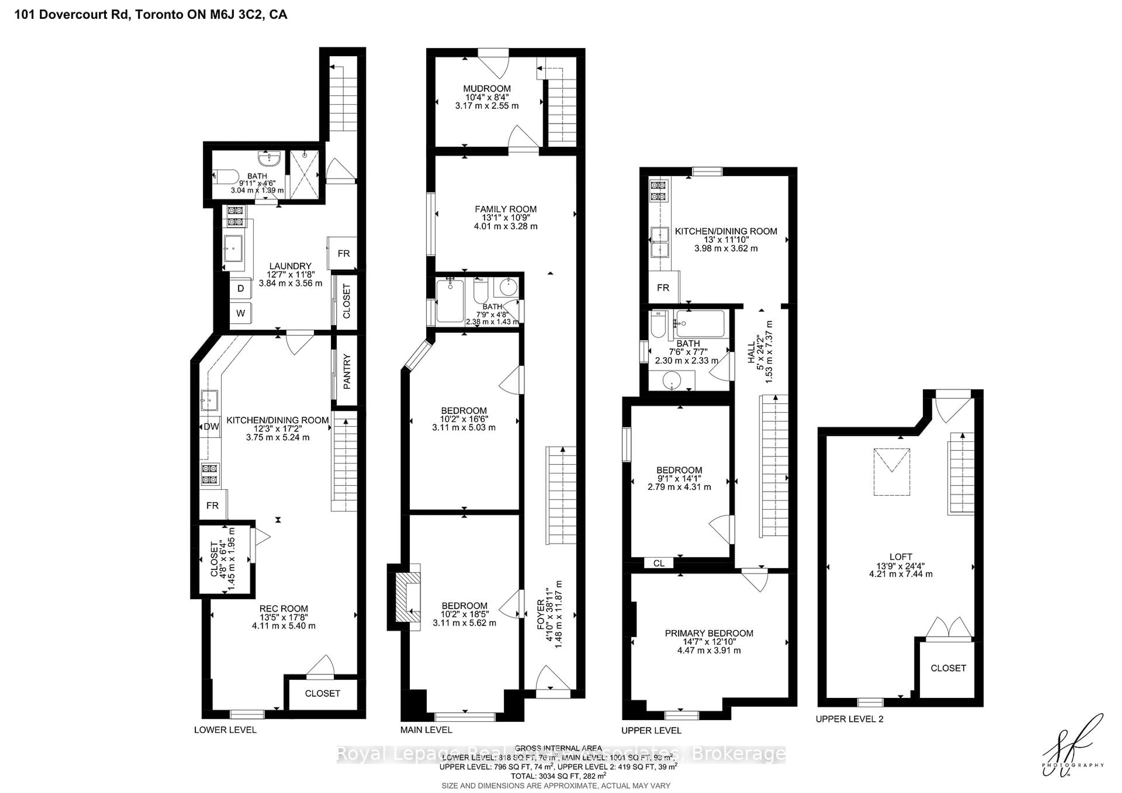 Floor plan for 101 Dovercourt Rd, Toronto Ontario M6J 3C2