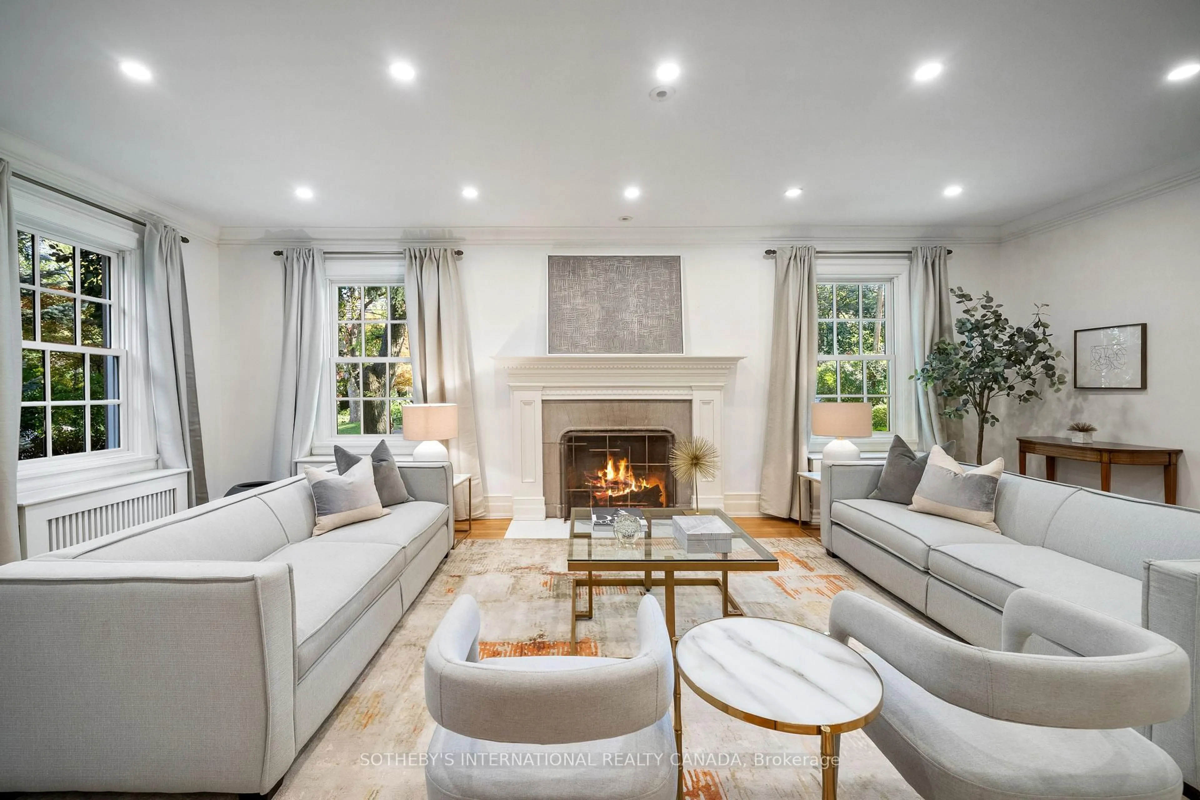 Living room with furniture, unknown for 24 Doncliffe Dr, Toronto Ontario M4N 2E6