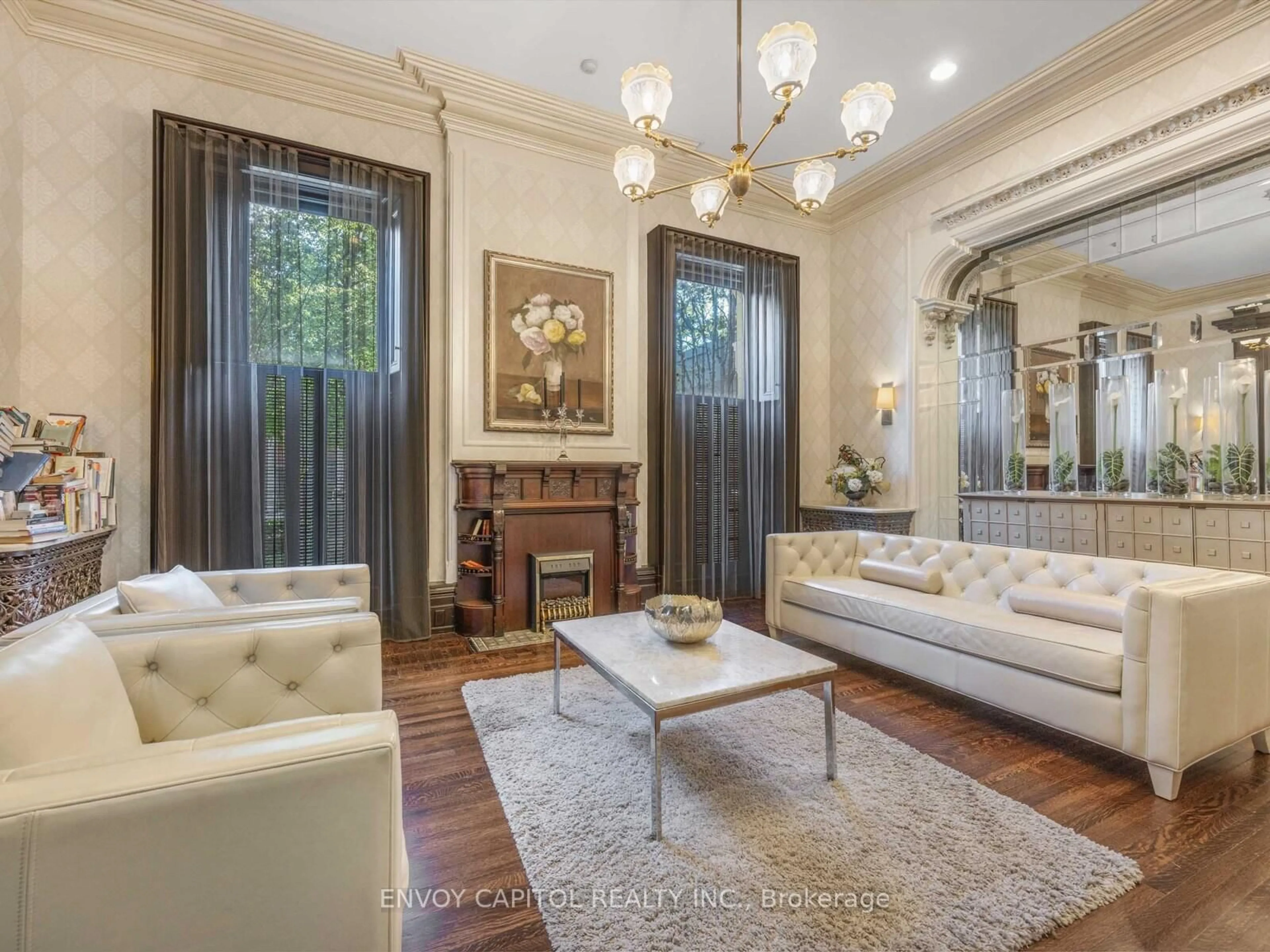 Living room with furniture, unknown for 28 Linden St #1702, Toronto Ontario M4Y 0A4