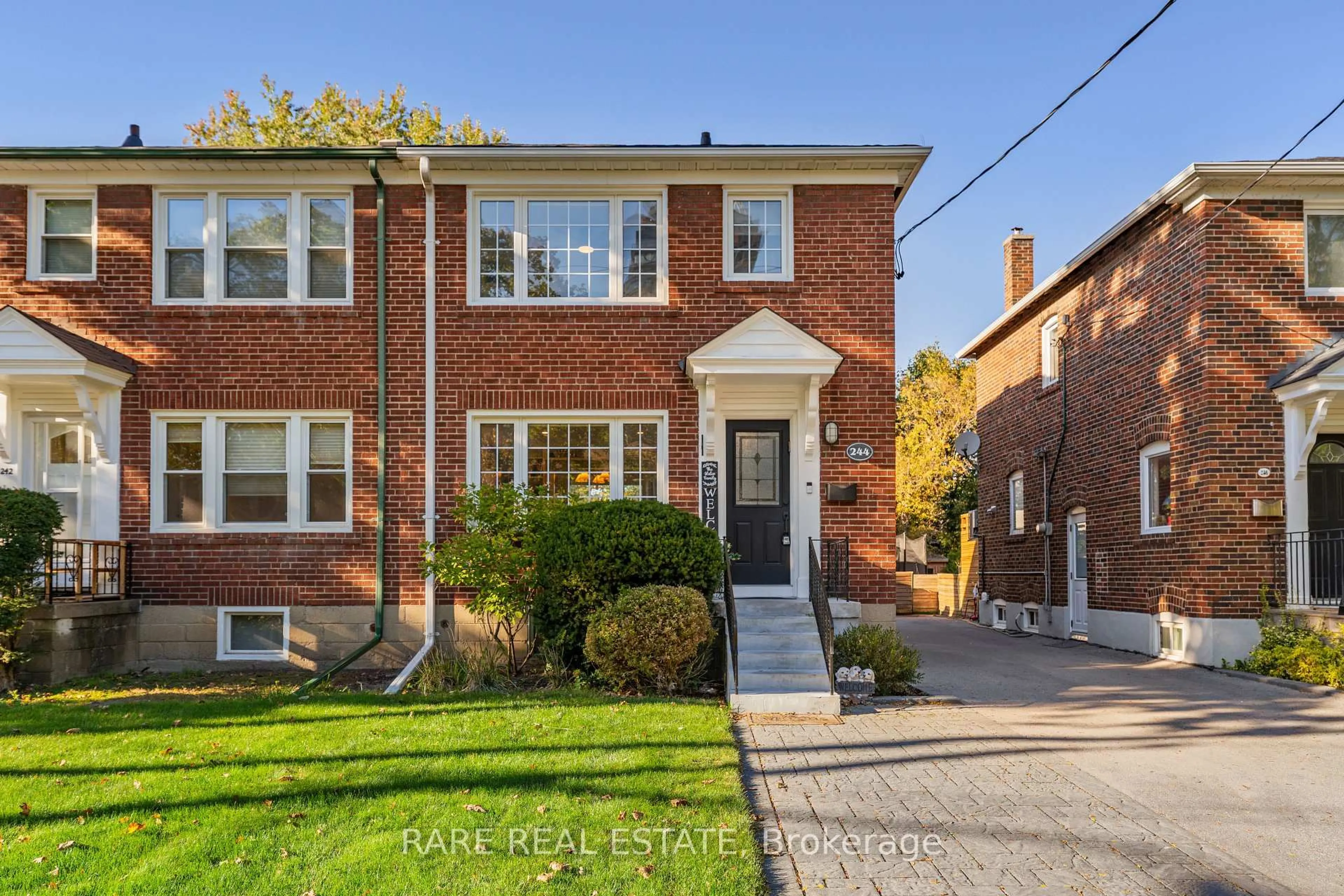 Home with brick exterior material, street for 244 Donlea Dr, Toronto Ontario M4G 2N2