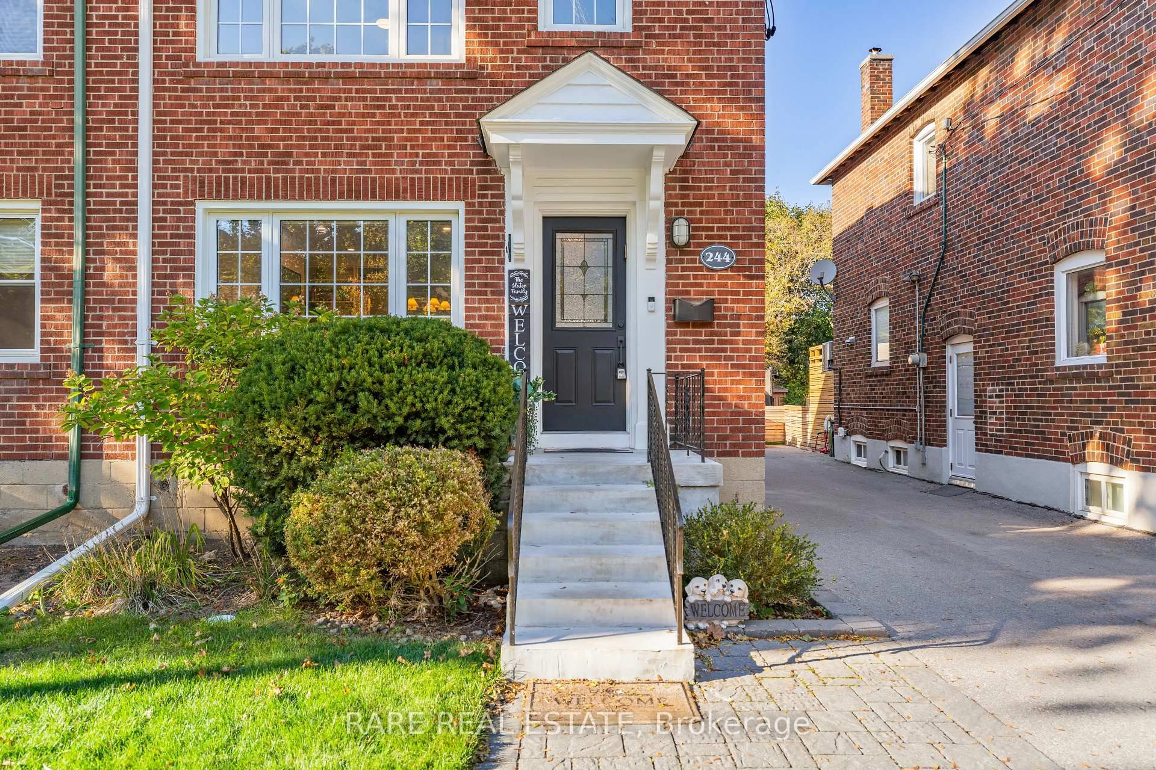 Home with brick exterior material, street for 244 Donlea Dr, Toronto Ontario M4G 2N2