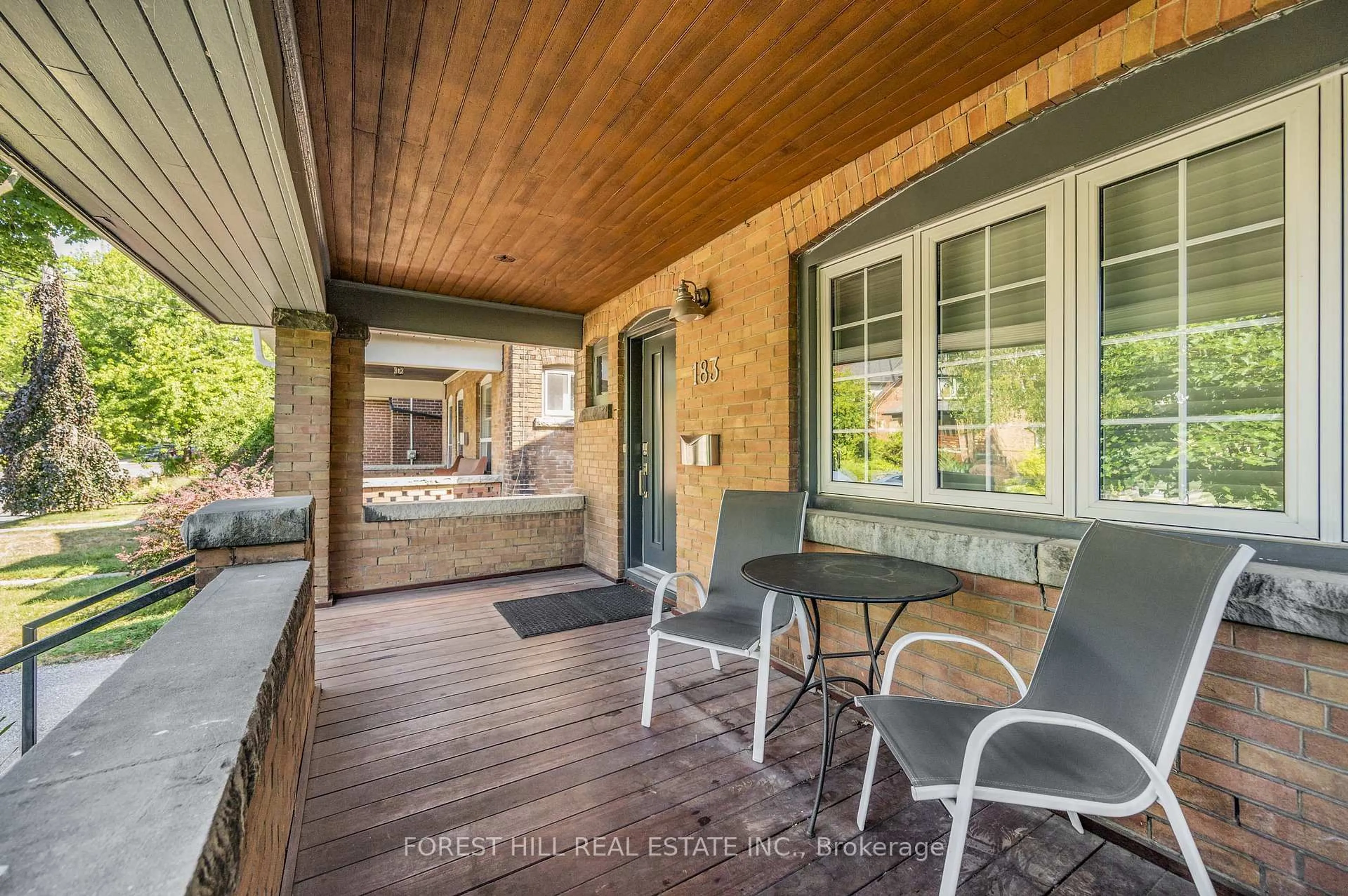 Patio, street for 183 Wychwood Ave, Toronto Ontario M6C 2T4