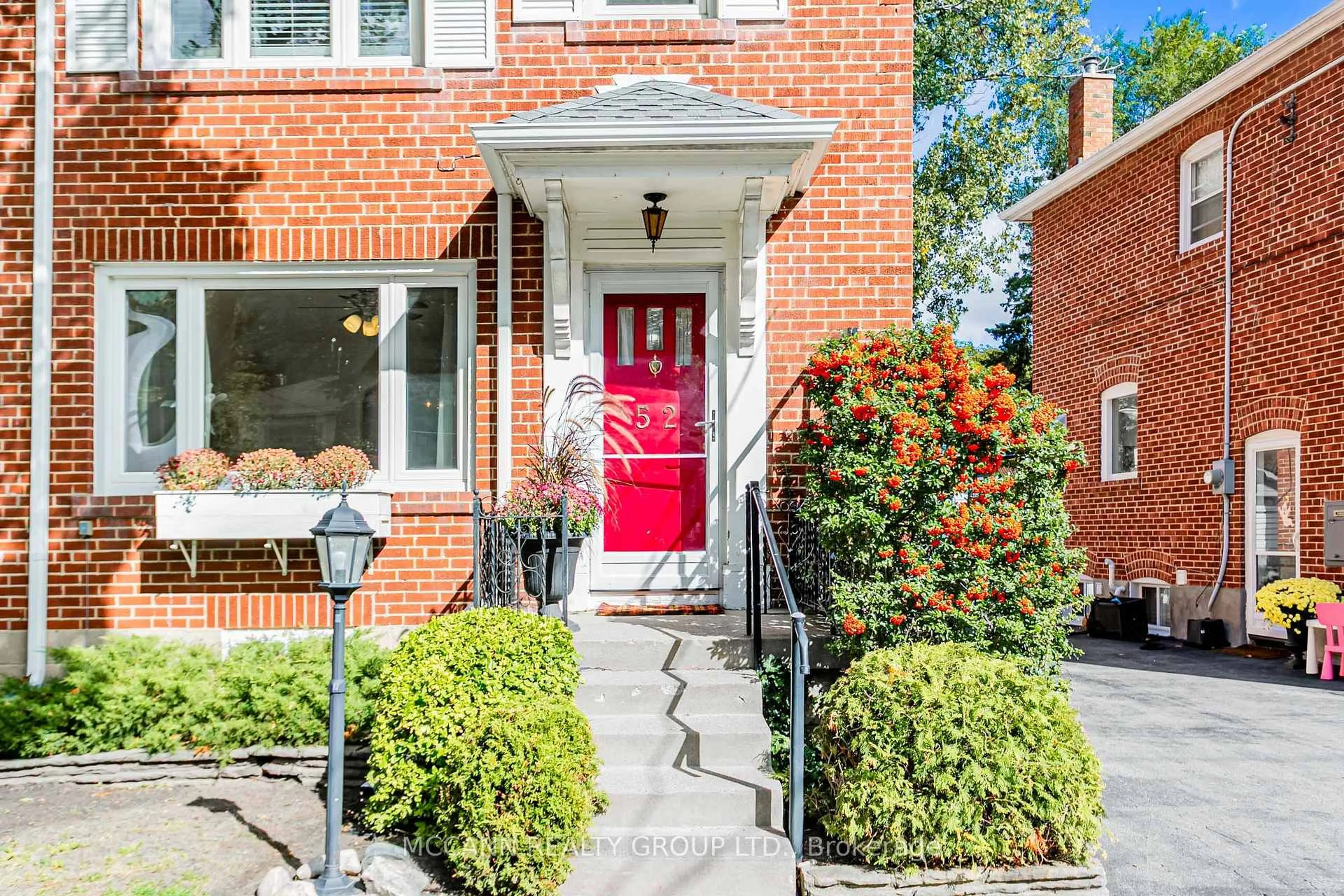 Home with brick exterior material, street for 52 Thursfield Cres, Toronto Ontario M4G 2N5