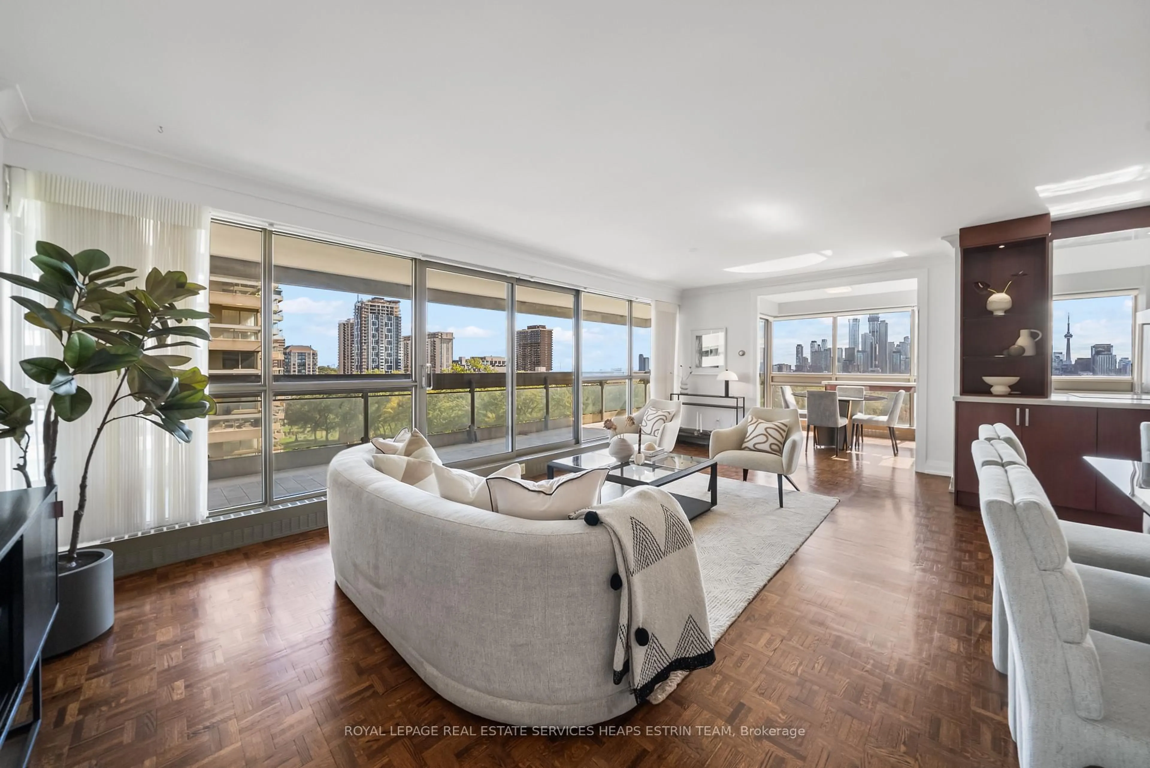 Living room with furniture, unknown for 63 St Clair Ave #907/908, Toronto Ontario M4V 2Y9