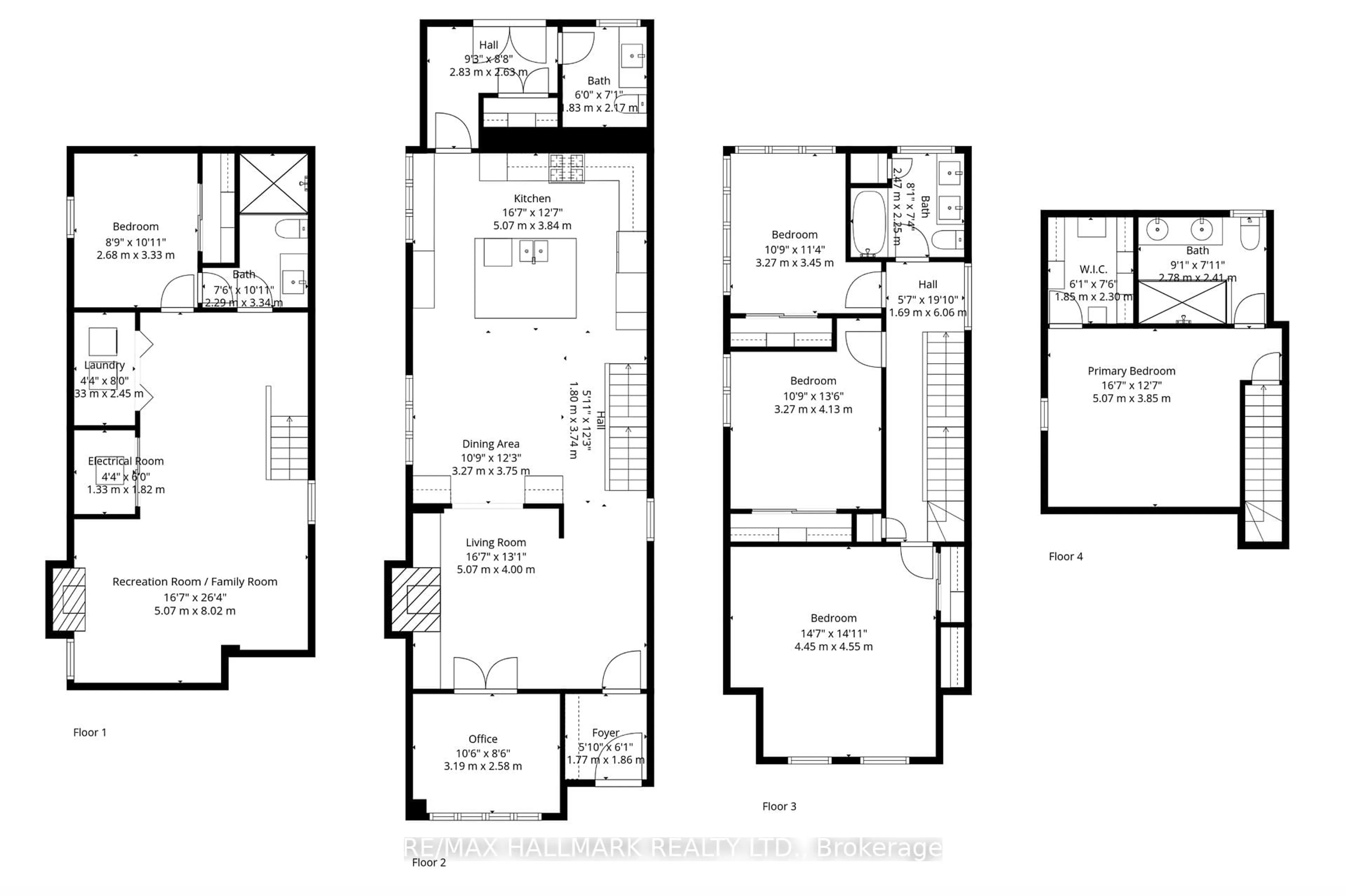 Floor plan for 113 Melrose Ave, Toronto Ontario M5M 1Y8