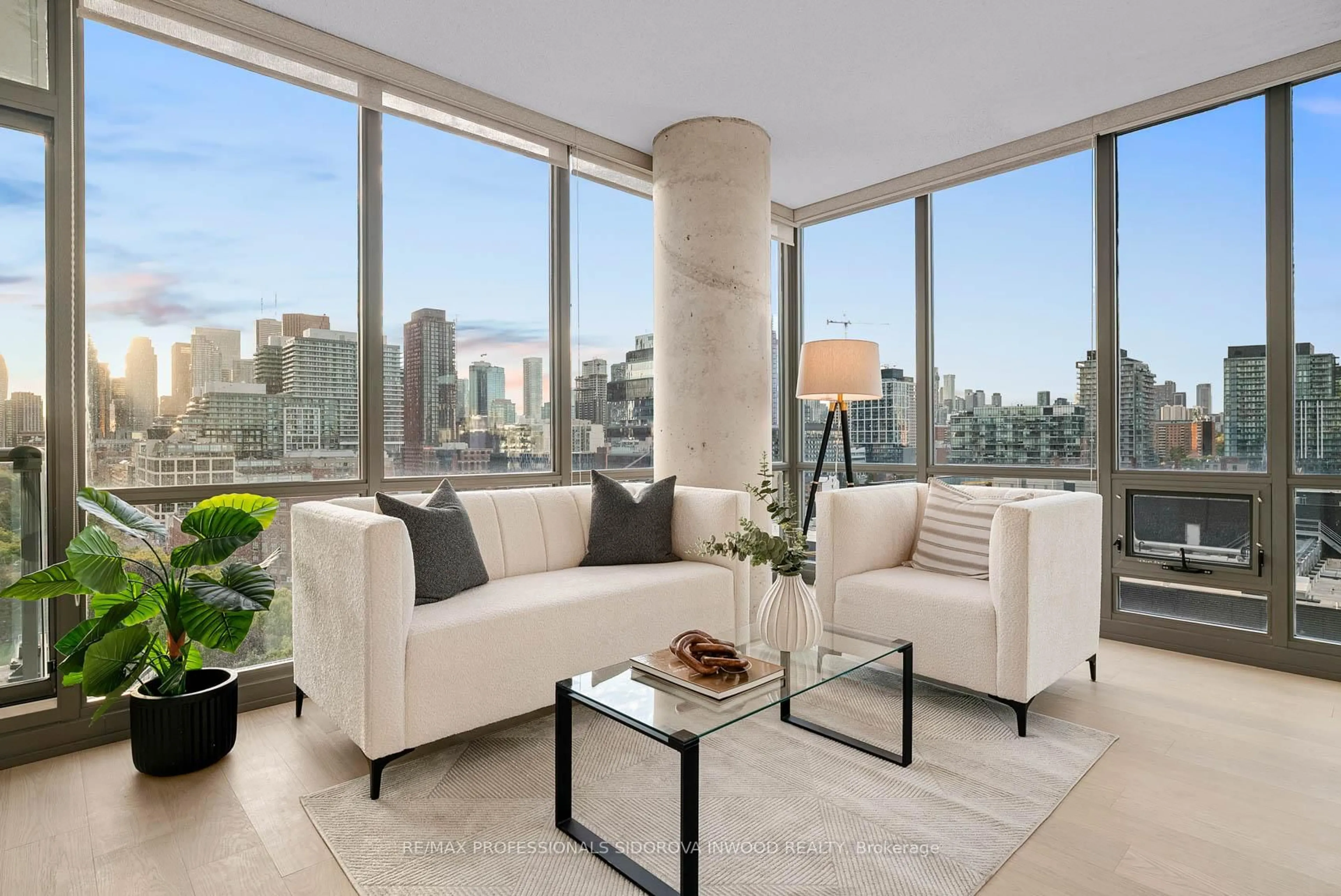 Living room with furniture, unknown for 33 Mill St #1208, Toronto Ontario M5A 3R3