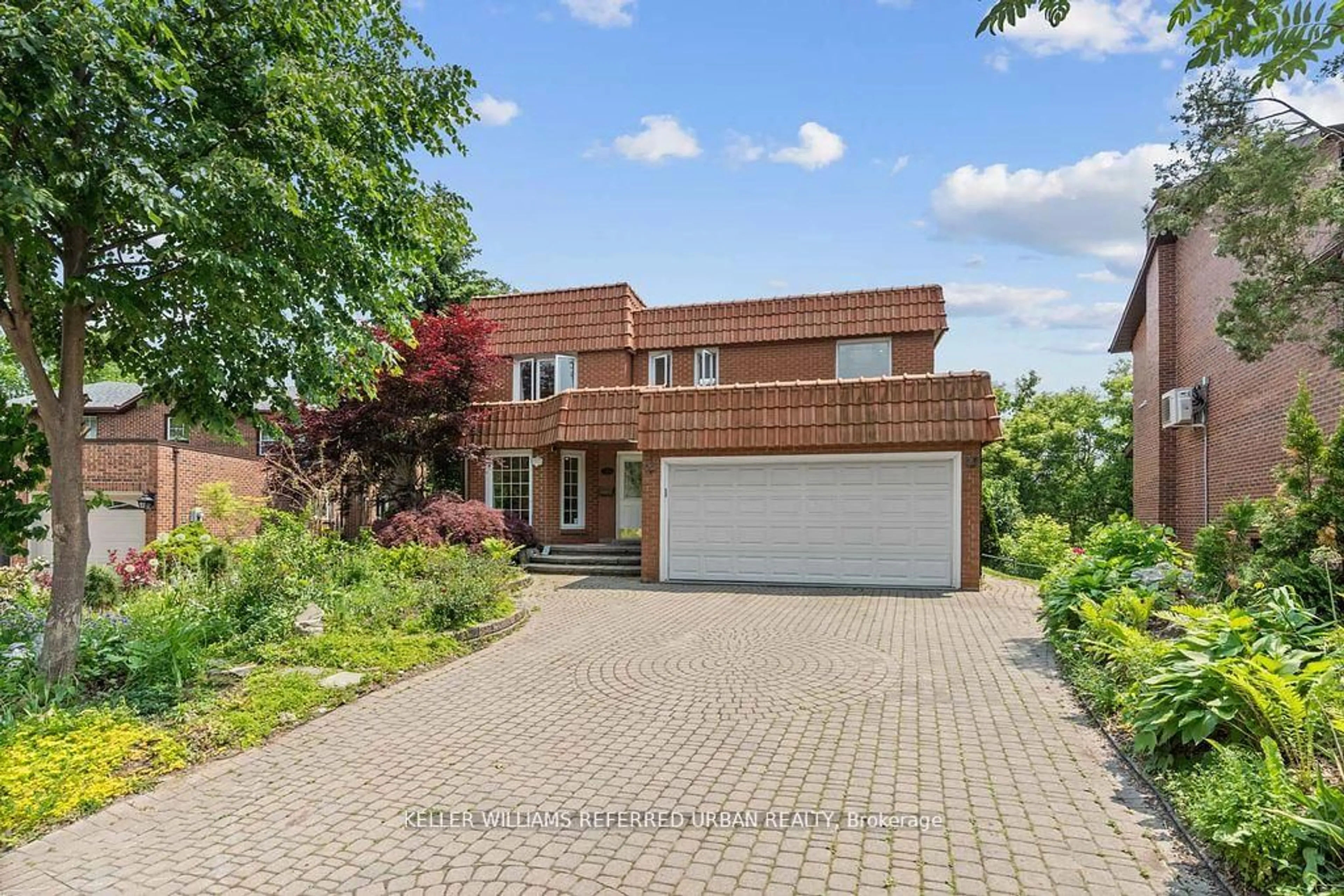 Home with brick exterior material, street for 4 Saddletree Dr, Toronto Ontario M2H 3L3
