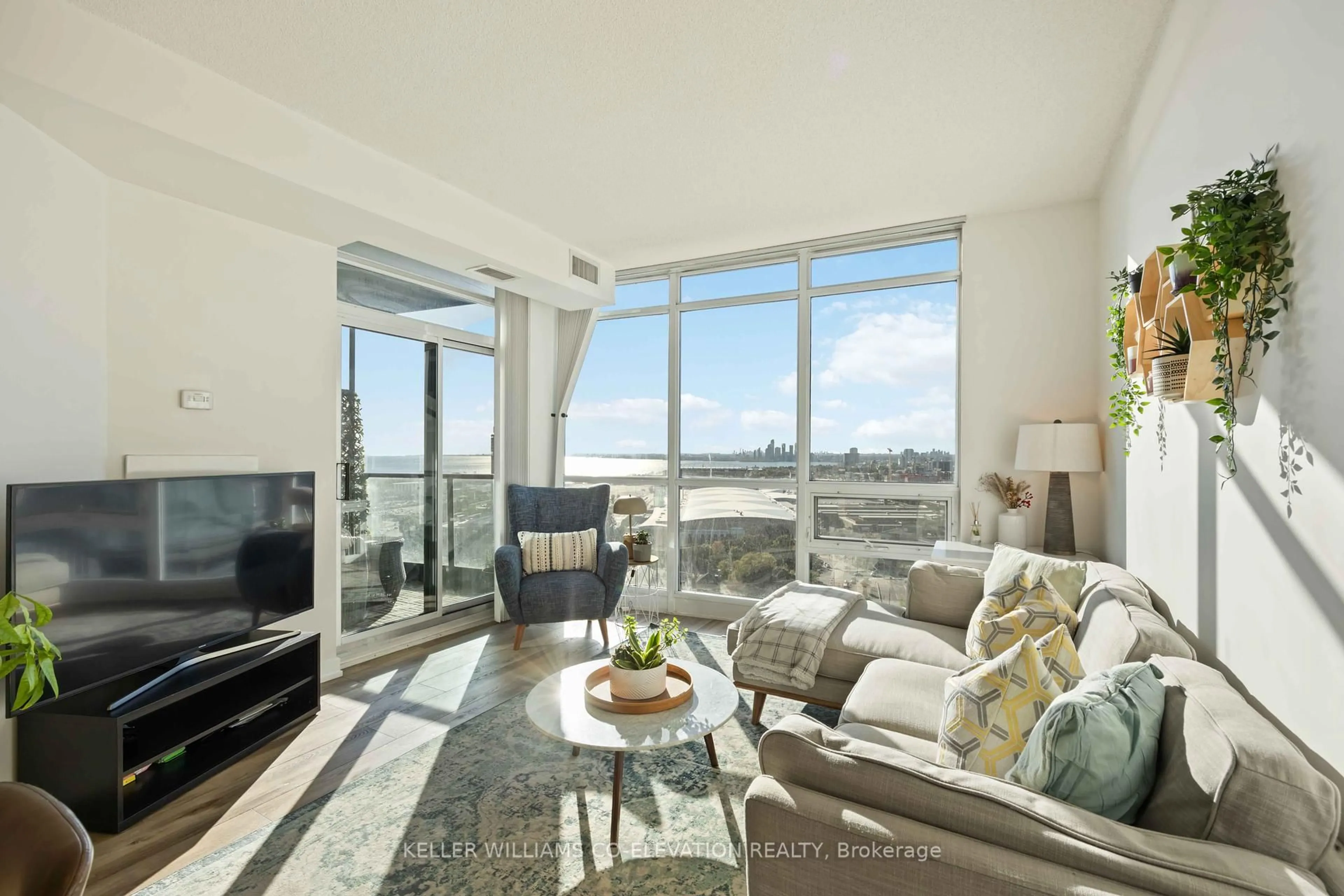 Living room with furniture, unknown for 219 Fort York Blvd #2511, Toronto Ontario M5V 1B1