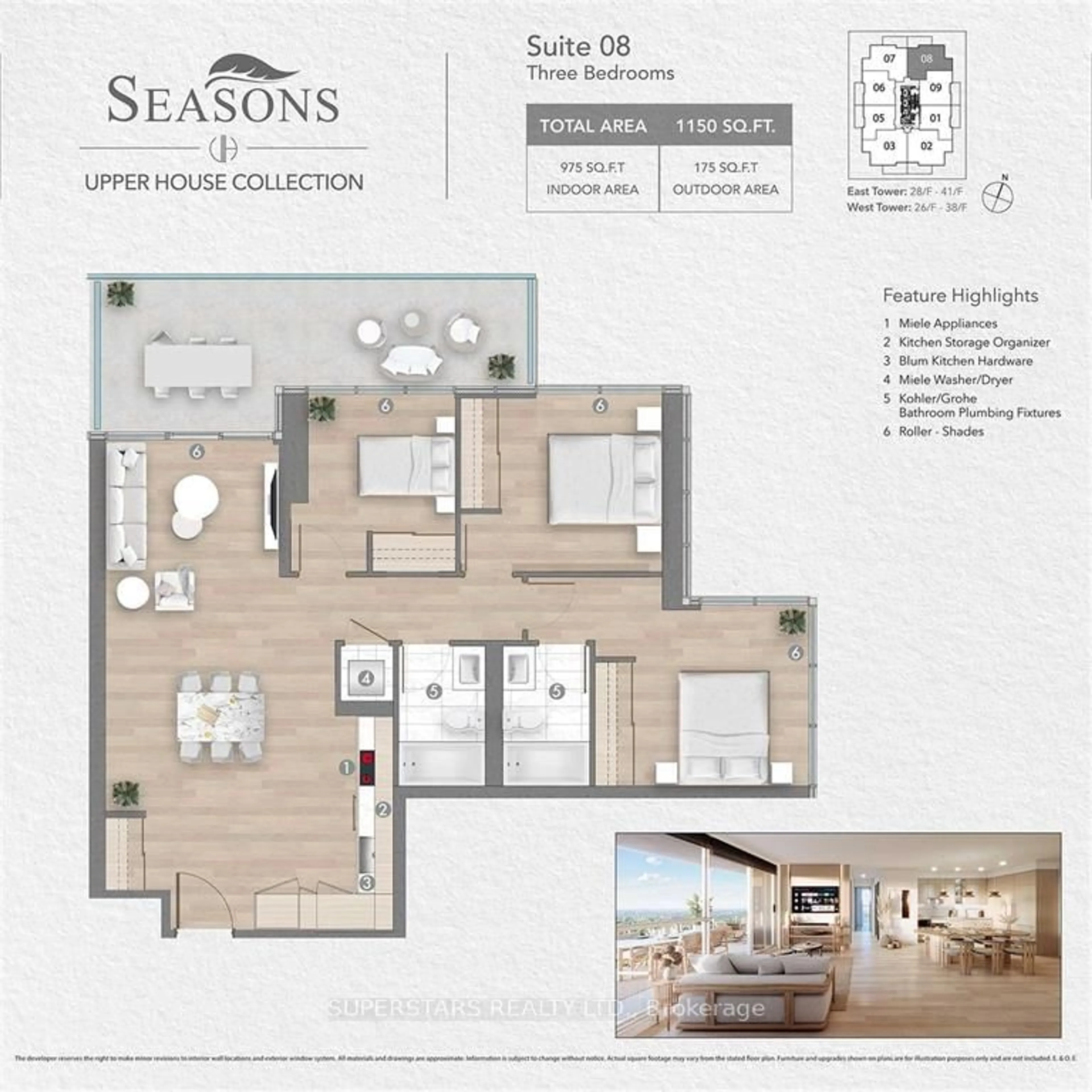 Floor plan for 95 McMahon Dr #4108, Toronto Ontario M2K 0H1