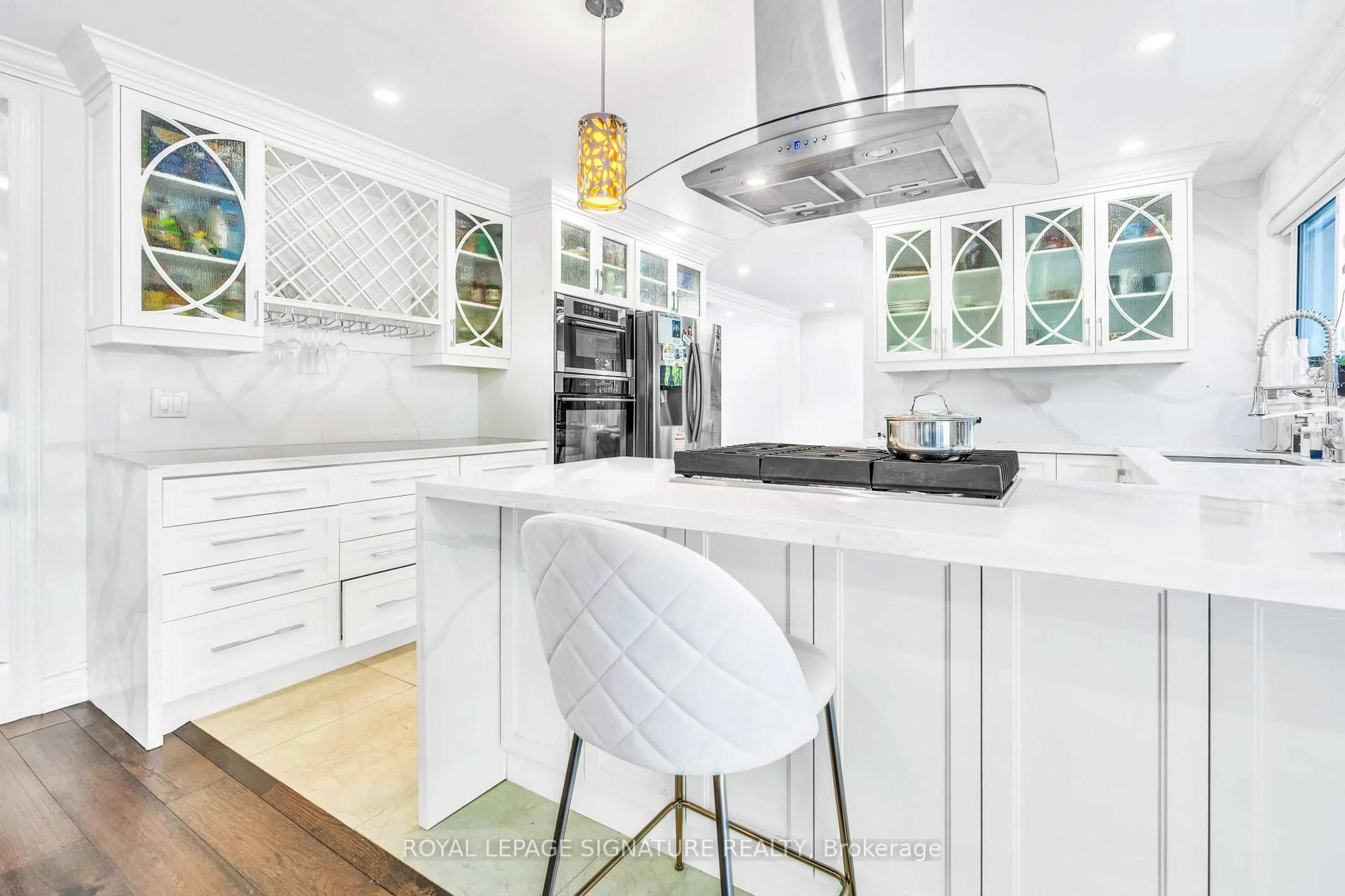 Contemporary kitchen, ceramic/tile floor for 88 Olsen Dr, Toronto Ontario M3A 3J3