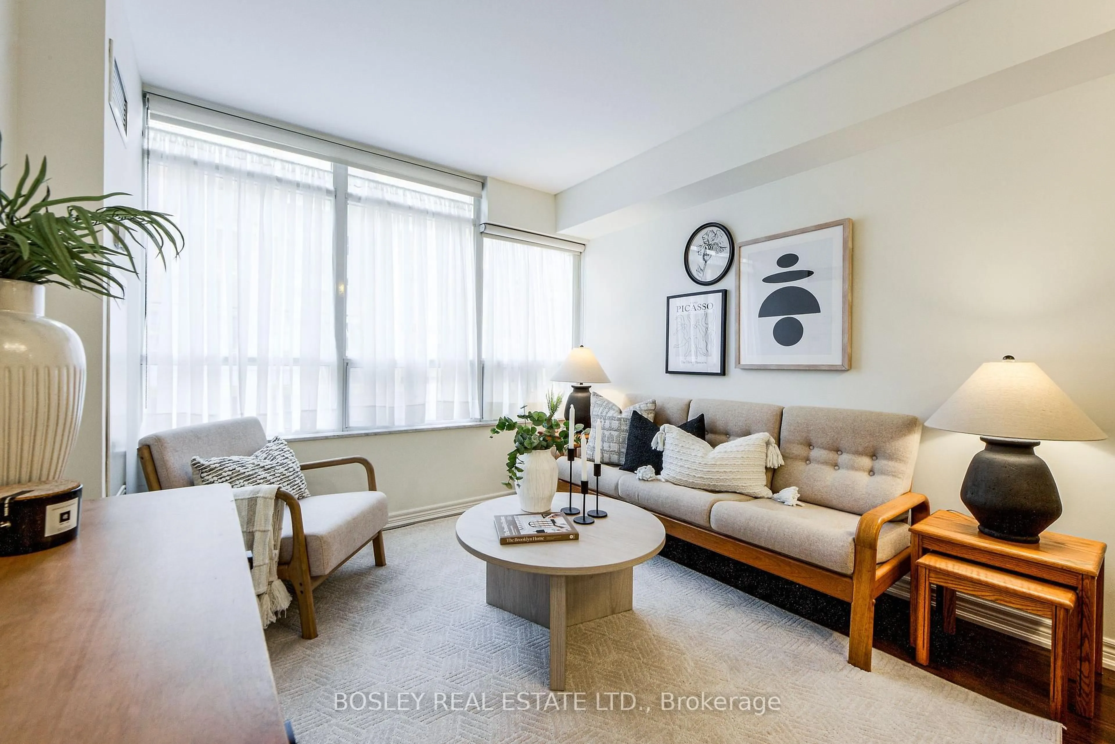 Living room with furniture, unknown for 60 St. Clair Ave #306, Toronto Ontario M4V 1M1
