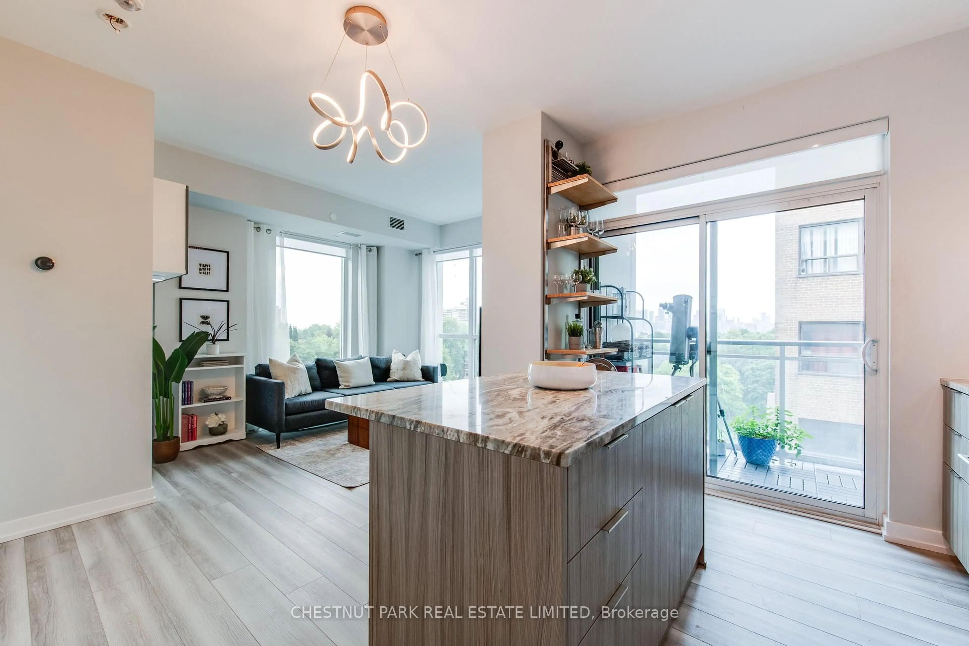 Open concept kitchen, unknown for 223 St. Clair Ave #614, Toronto Ontario M4V 0A5