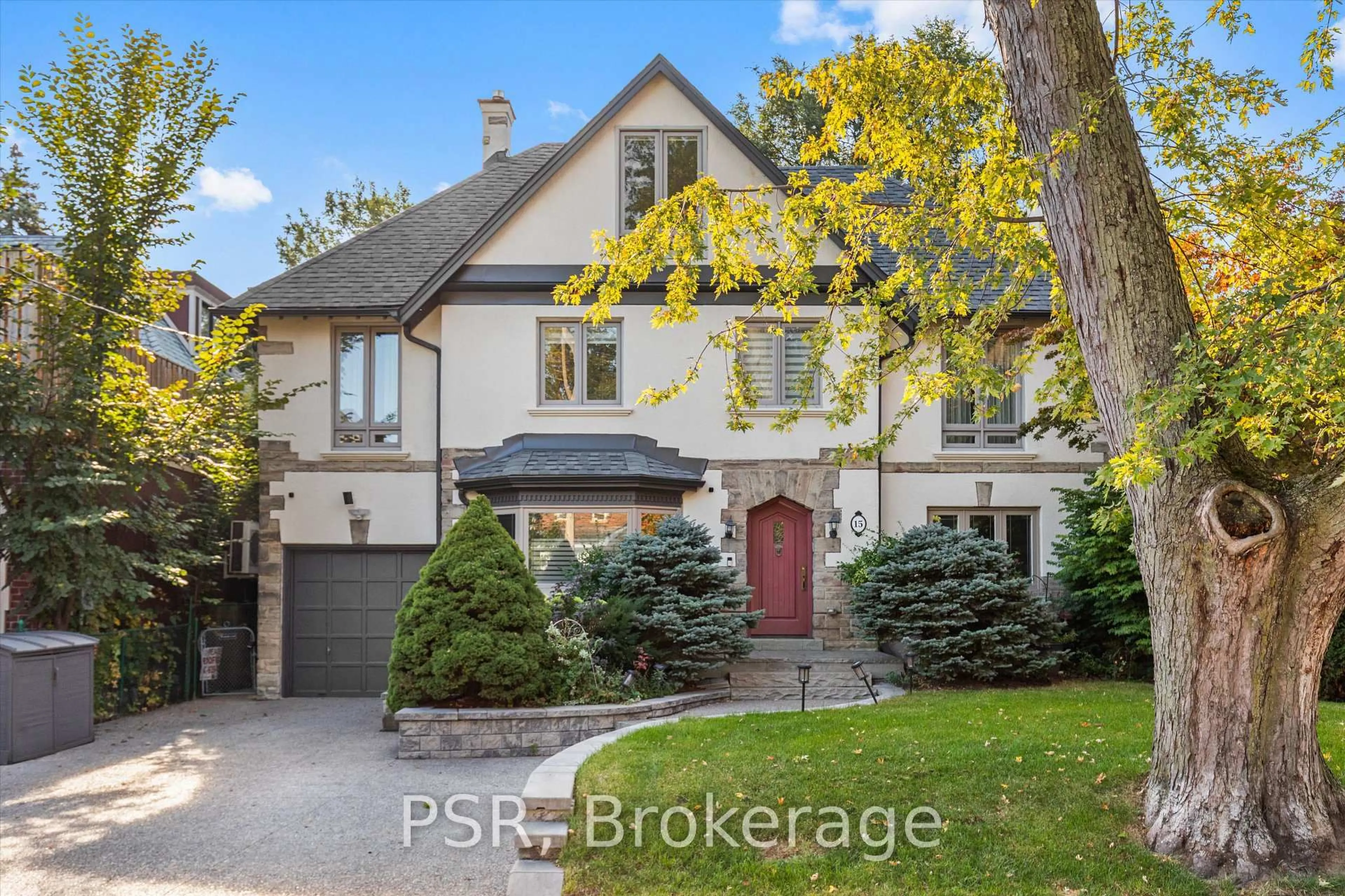 Home with brick exterior material, street for 15 Strathallan Blvd, Toronto Ontario M5N 1S8