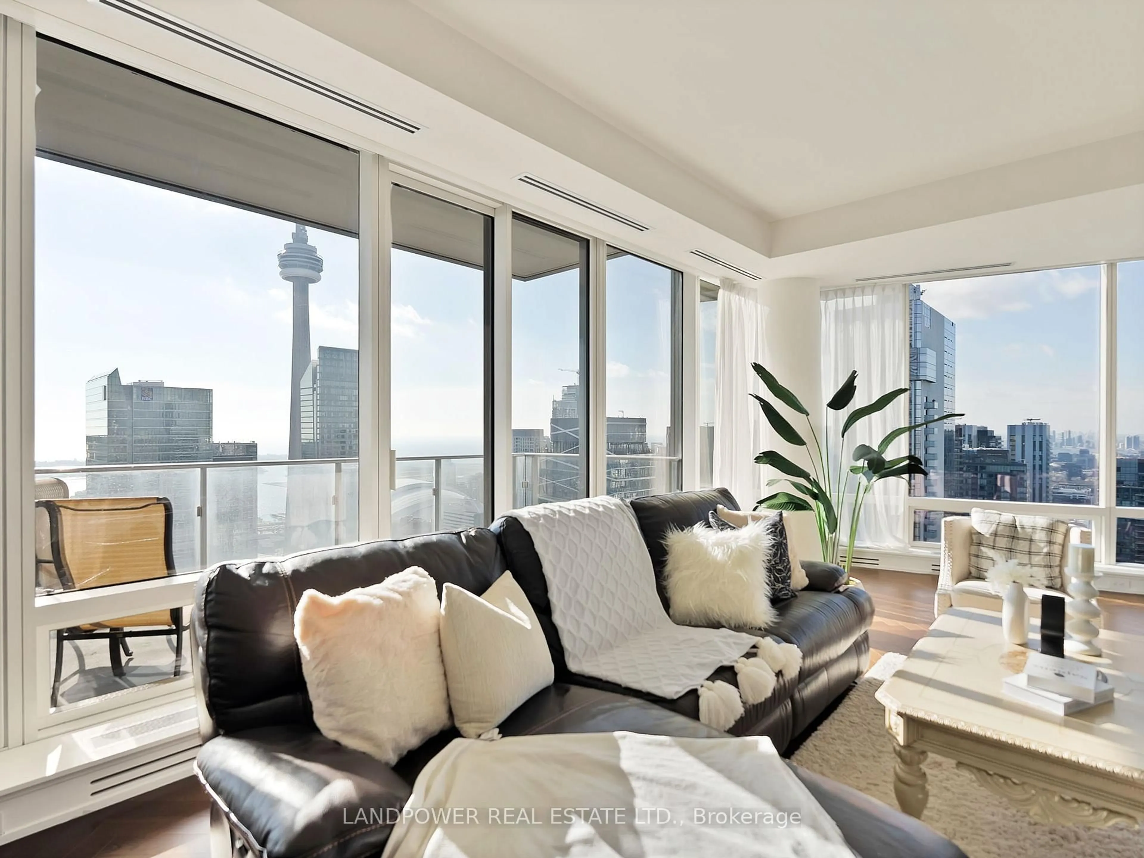 Living room with furniture, unknown for 180 University Ave #5101, Toronto Ontario M5H 0A2