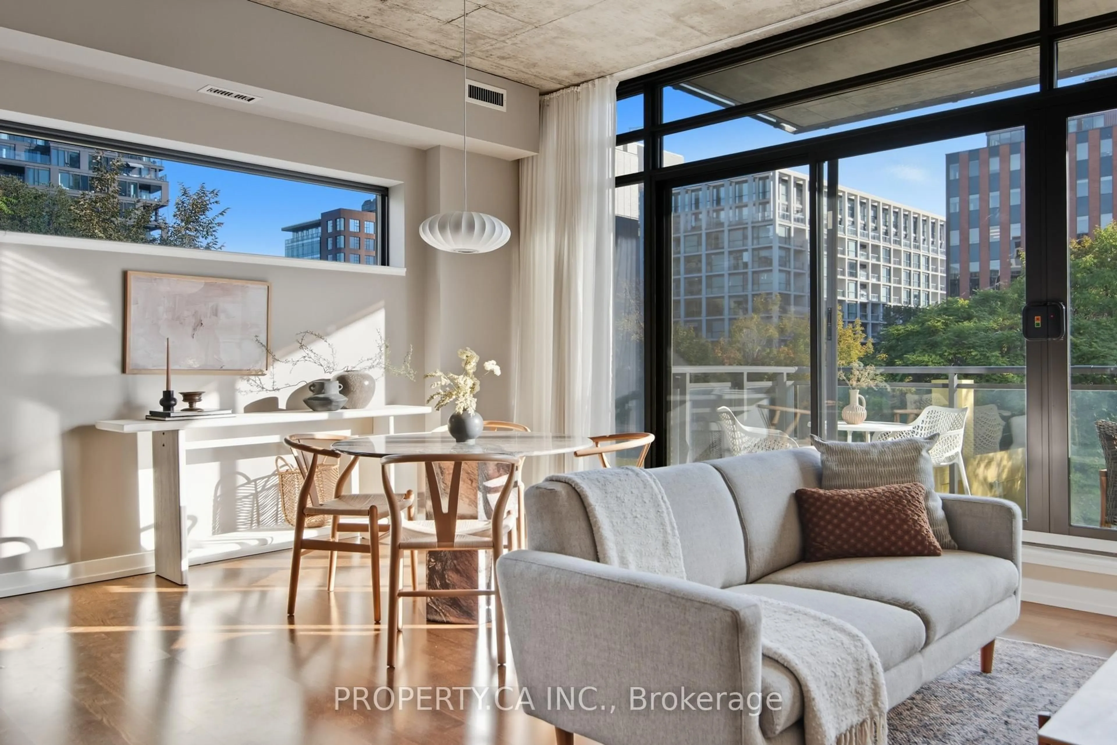 Living room with furniture, unknown for 10 Morrison St #403, Toronto Ontario M5V 2T8