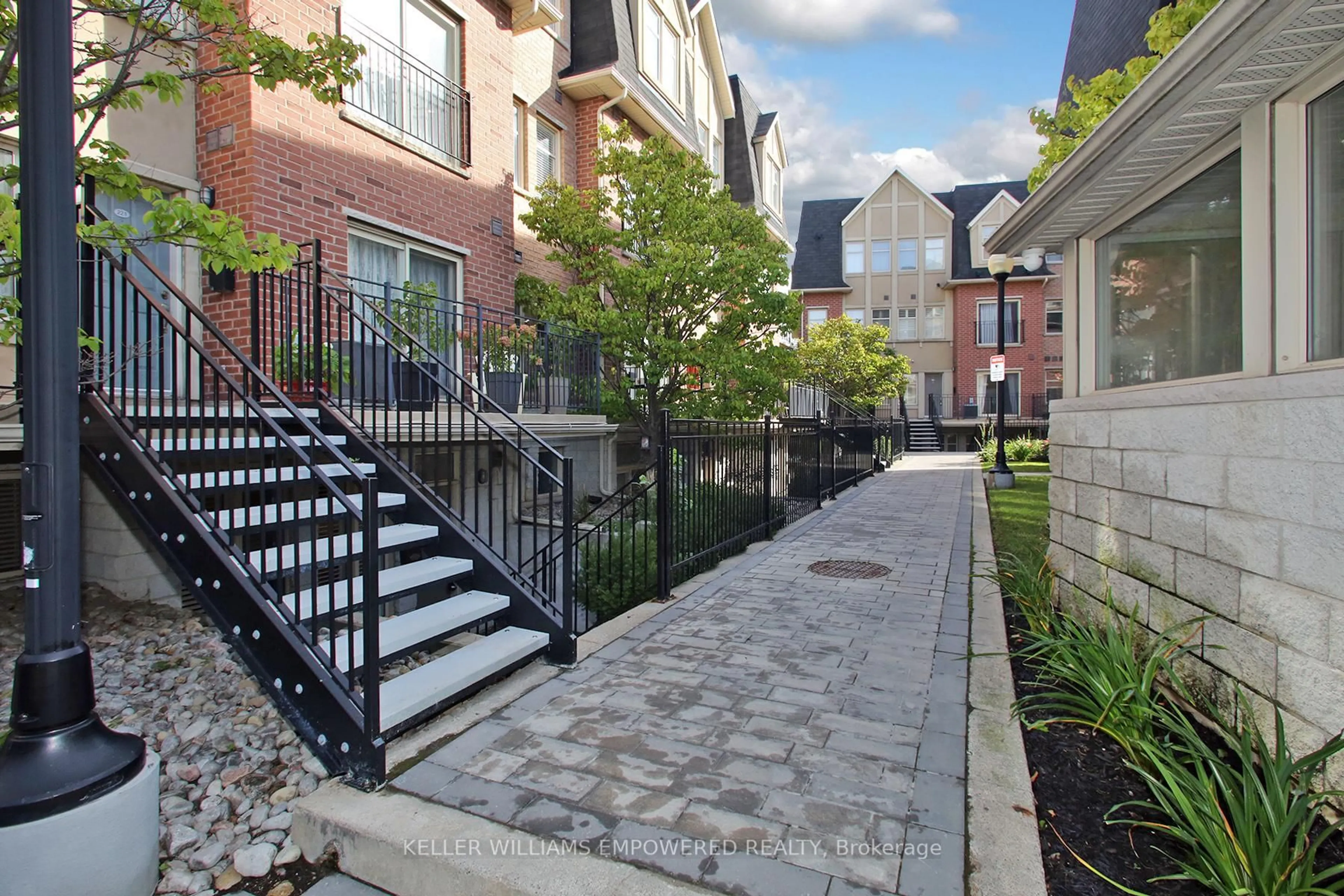 Patio, street for 1837 Eglinton Ave #109, Toronto Ontario M4A 2Y4