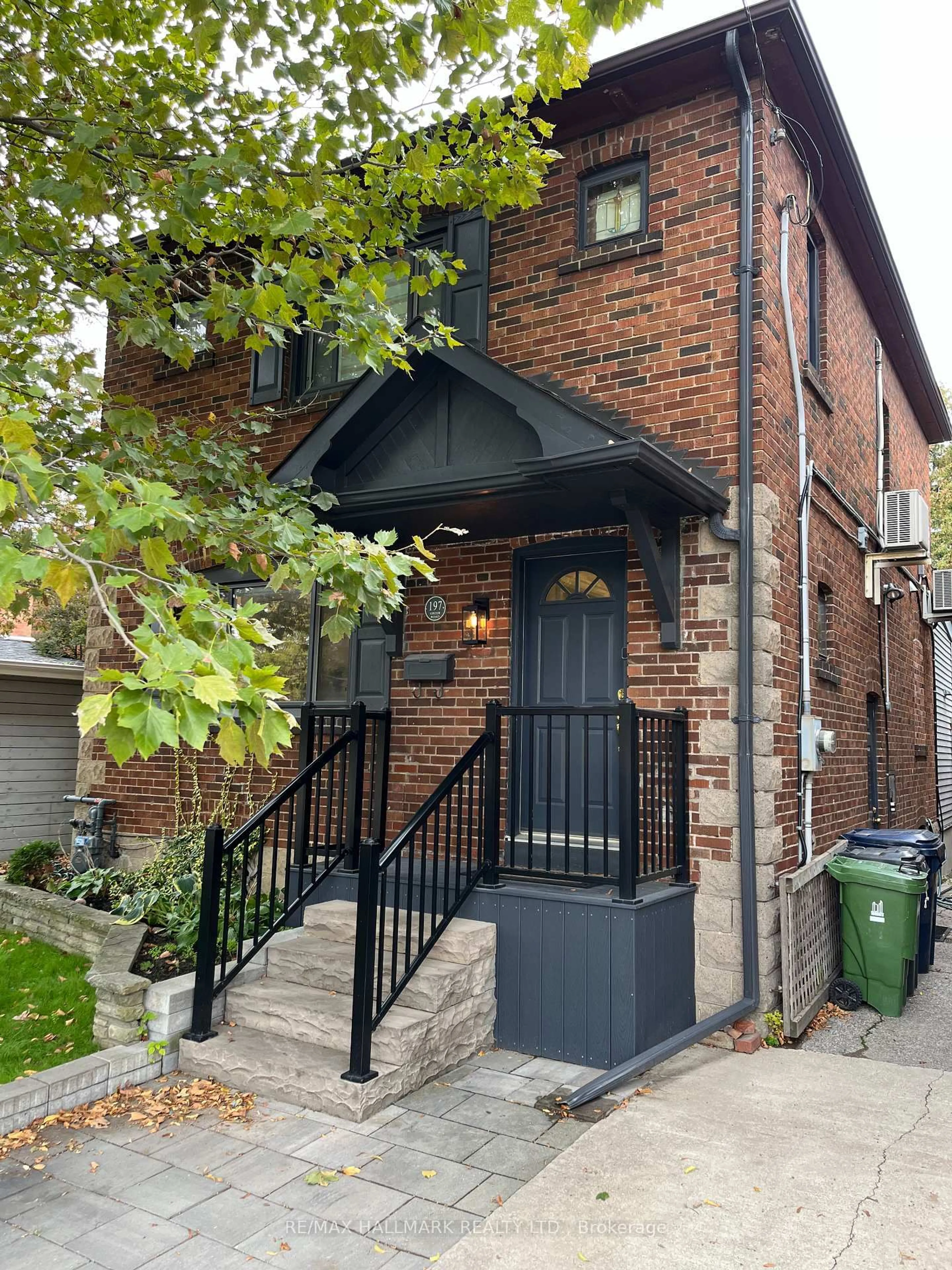 Home with brick exterior material, street for 197 Greer Rd, Toronto Ontario M5M 3N4