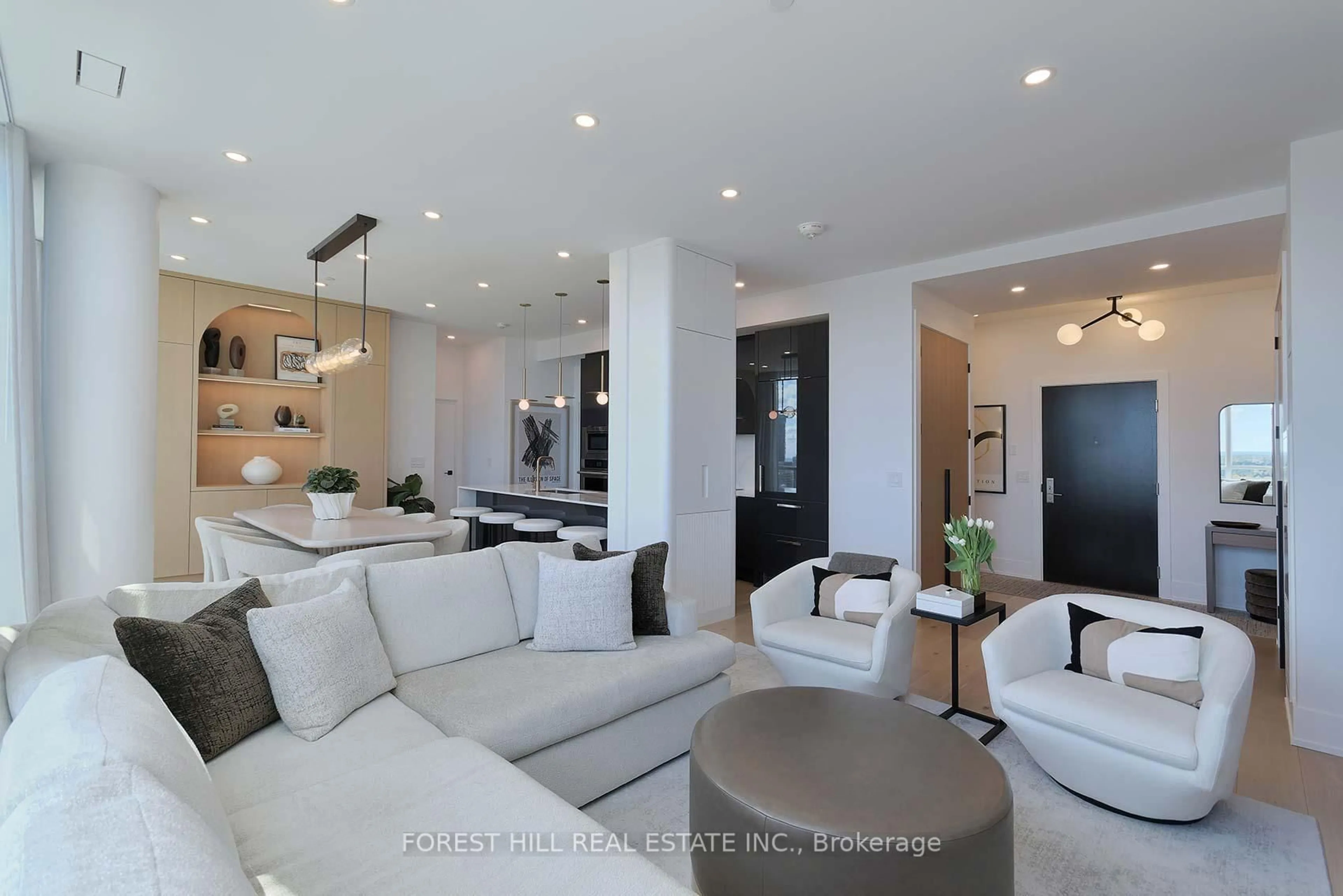 Living room with furniture, unknown for 181 Bedford Rd #PH01, Toronto Ontario M5R 0C2