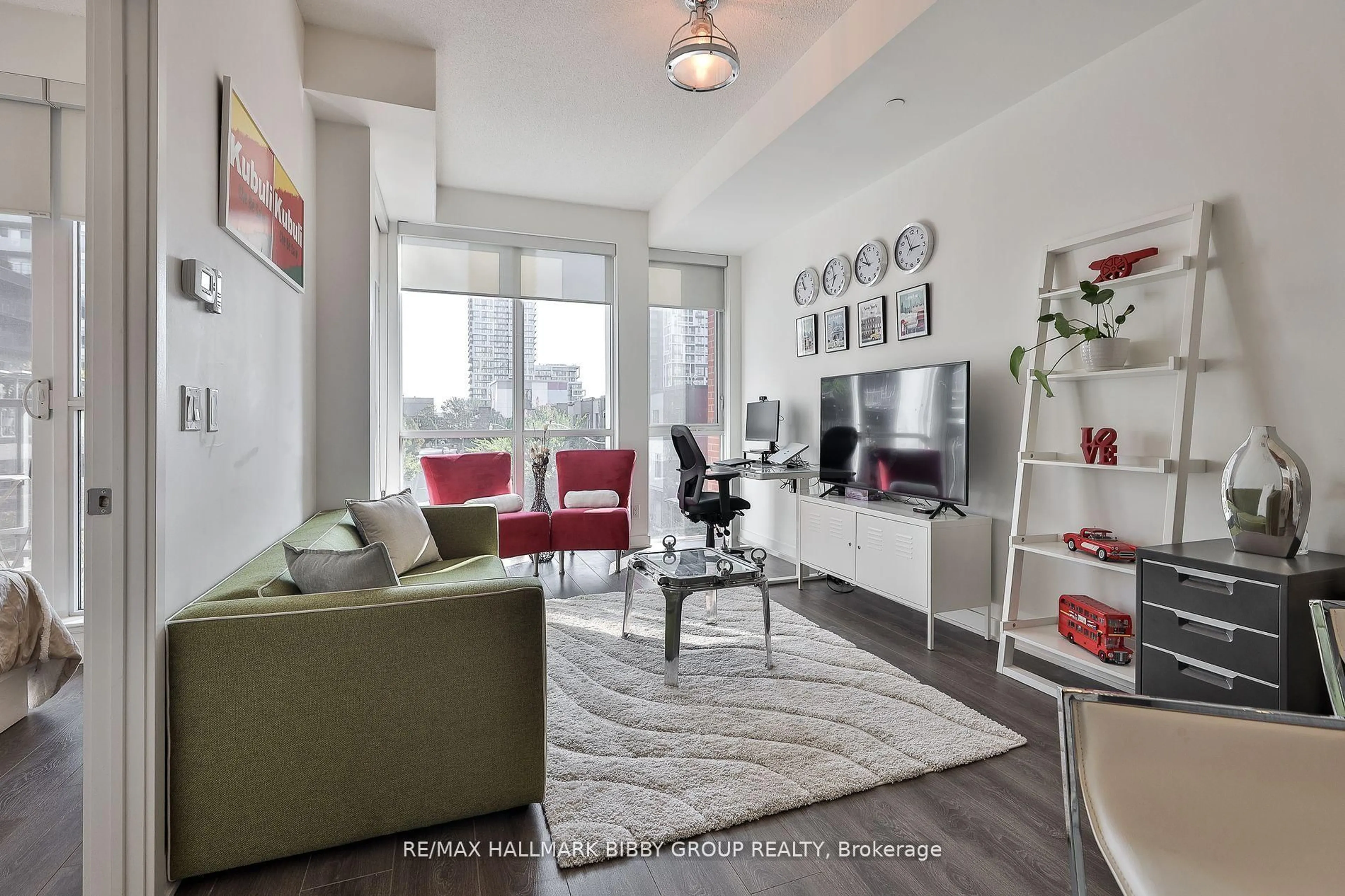 Living room with furniture, unknown for 170 Sumach St #307, Toronto Ontario M5A 0C3