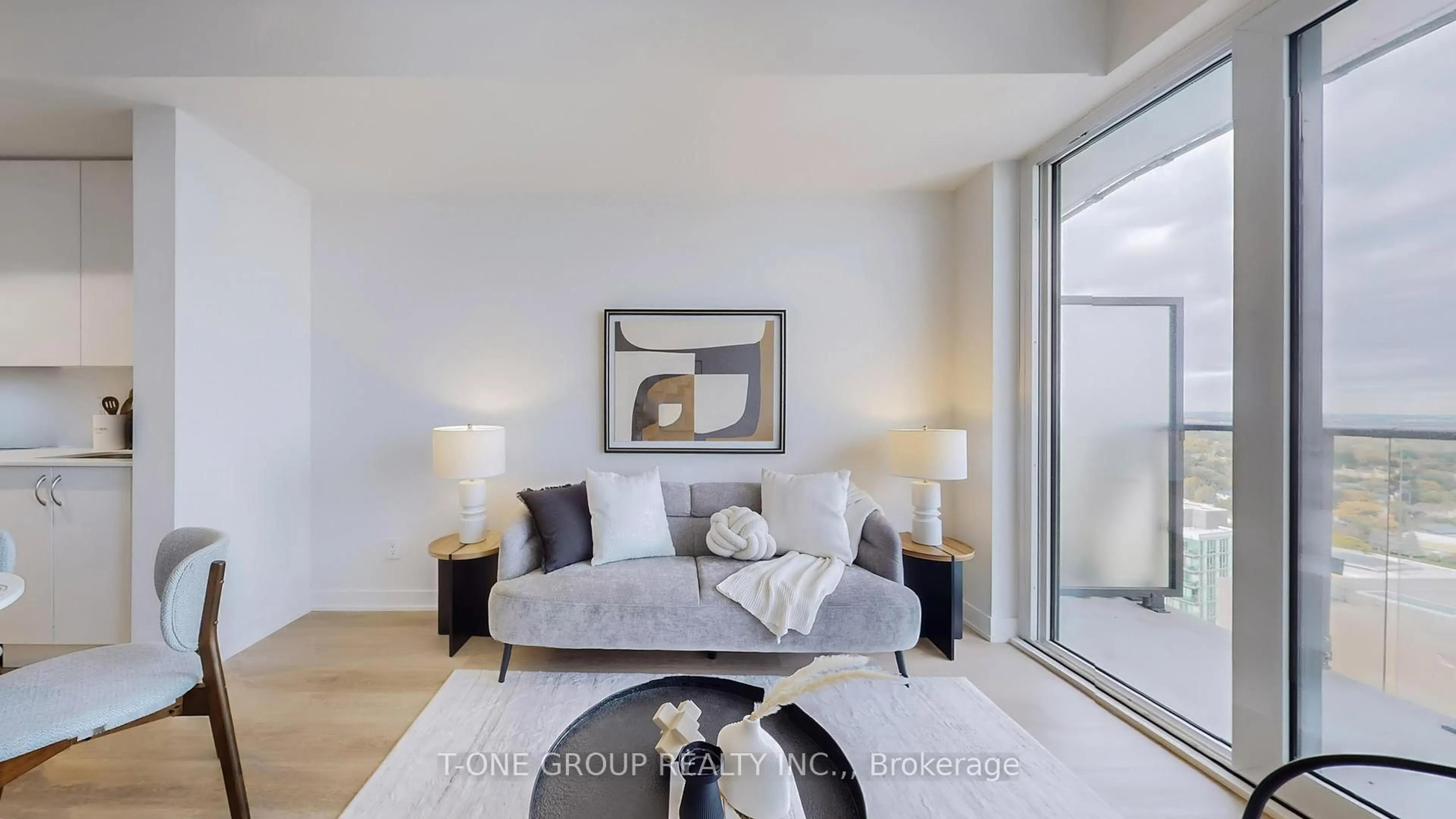 Living room with furniture, unknown for 15 Ellerslie Ave #2711, Toronto Ontario M2N 0E7