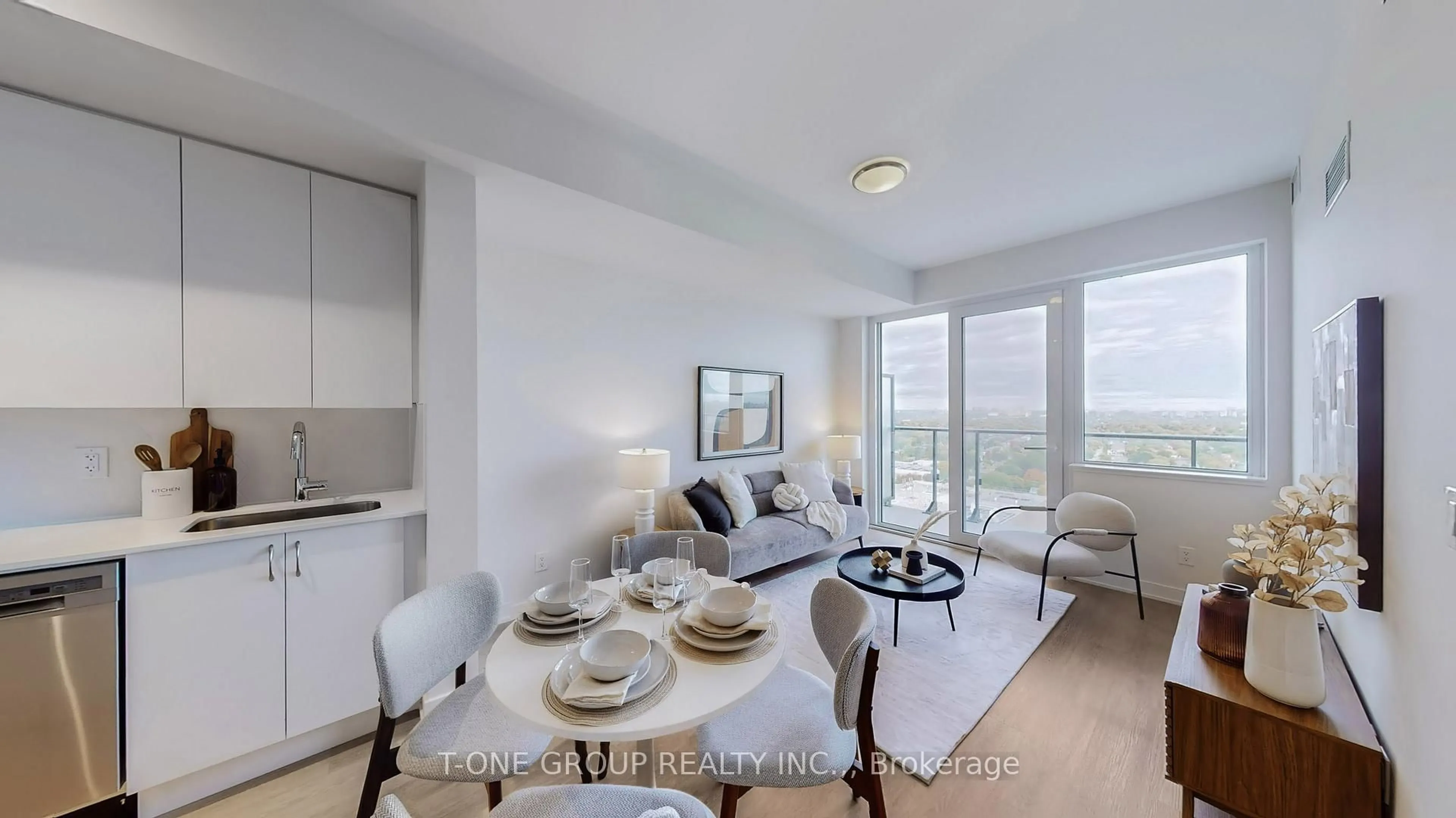 Living room with furniture, unknown for 15 Ellerslie Ave #2711, Toronto Ontario M2N 0E7