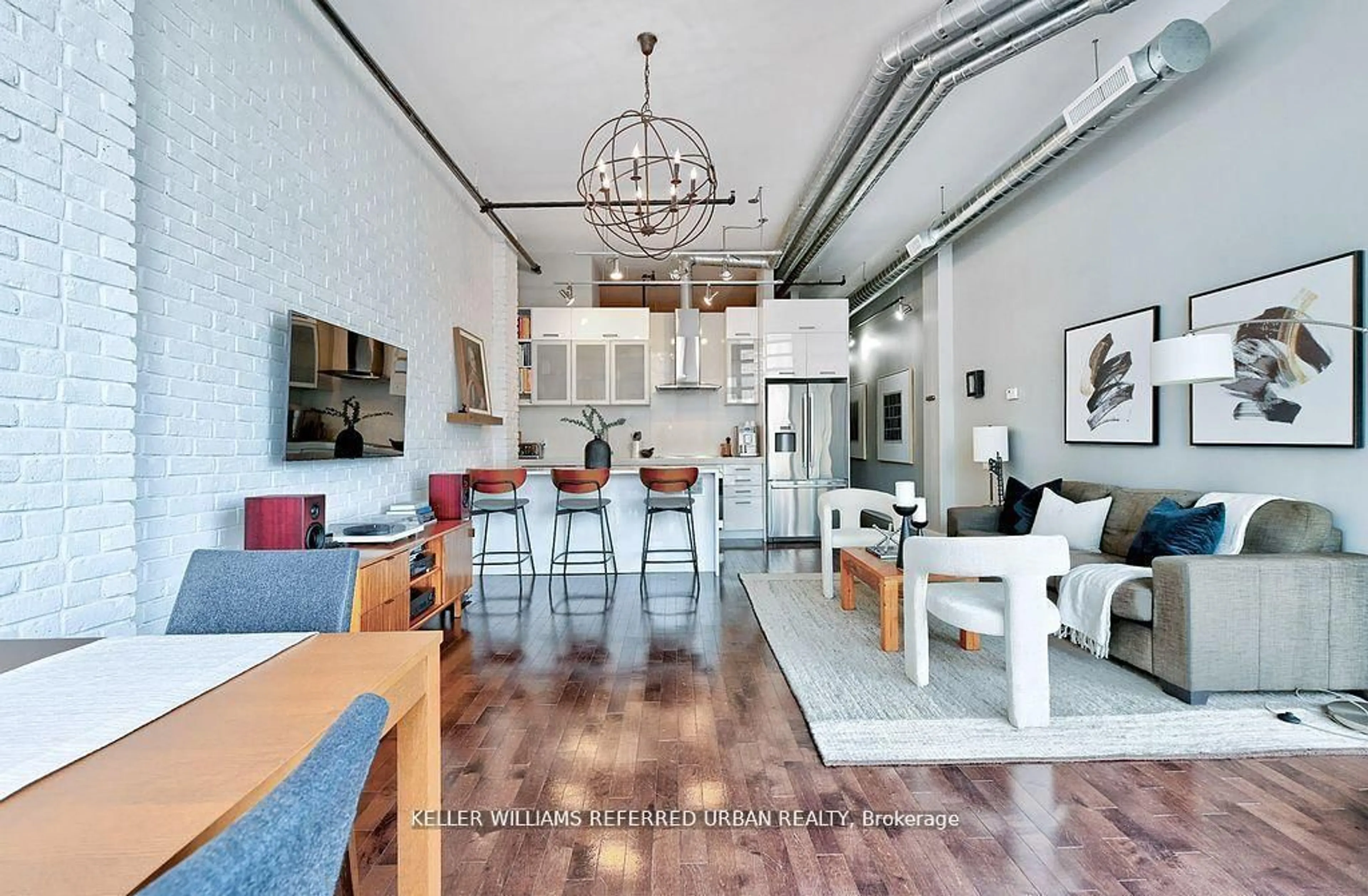 Open concept kitchen, unknown for 43 Hanna Ave #608, Toronto Ontario M6K 1X1