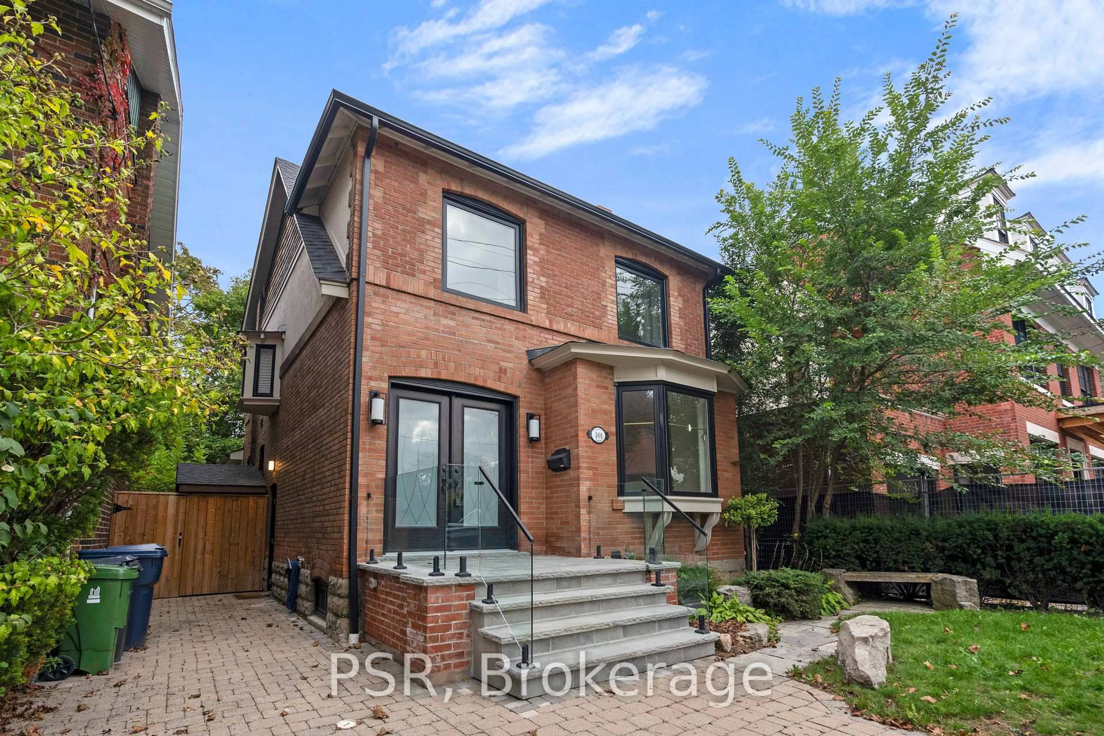 Home with brick exterior material, street for 101 Clifton Rd, Toronto Ontario M4T 2G3