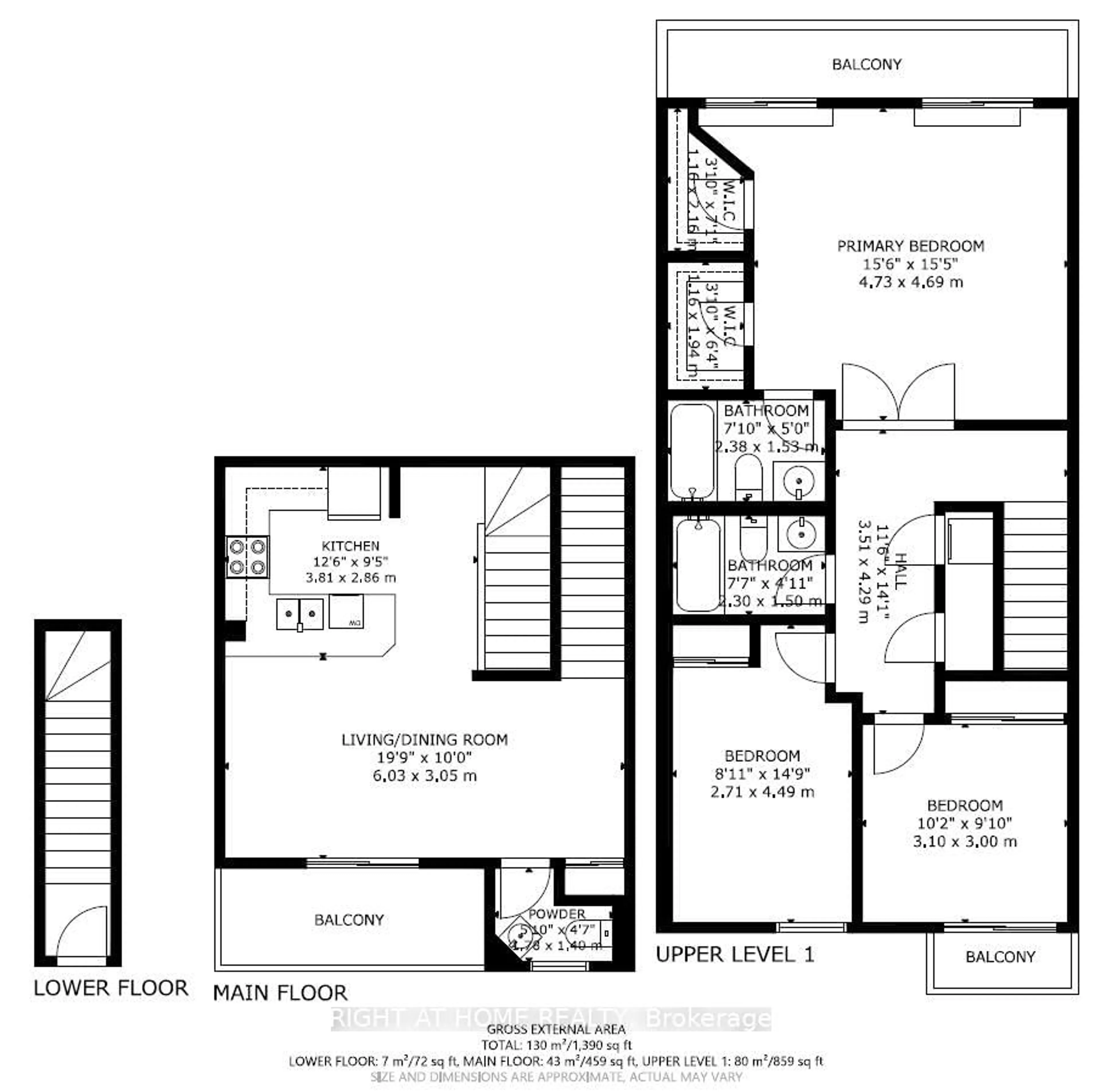 Floor plan for 205 Wellesley St #205, Toronto Ontario M4X 1G1
