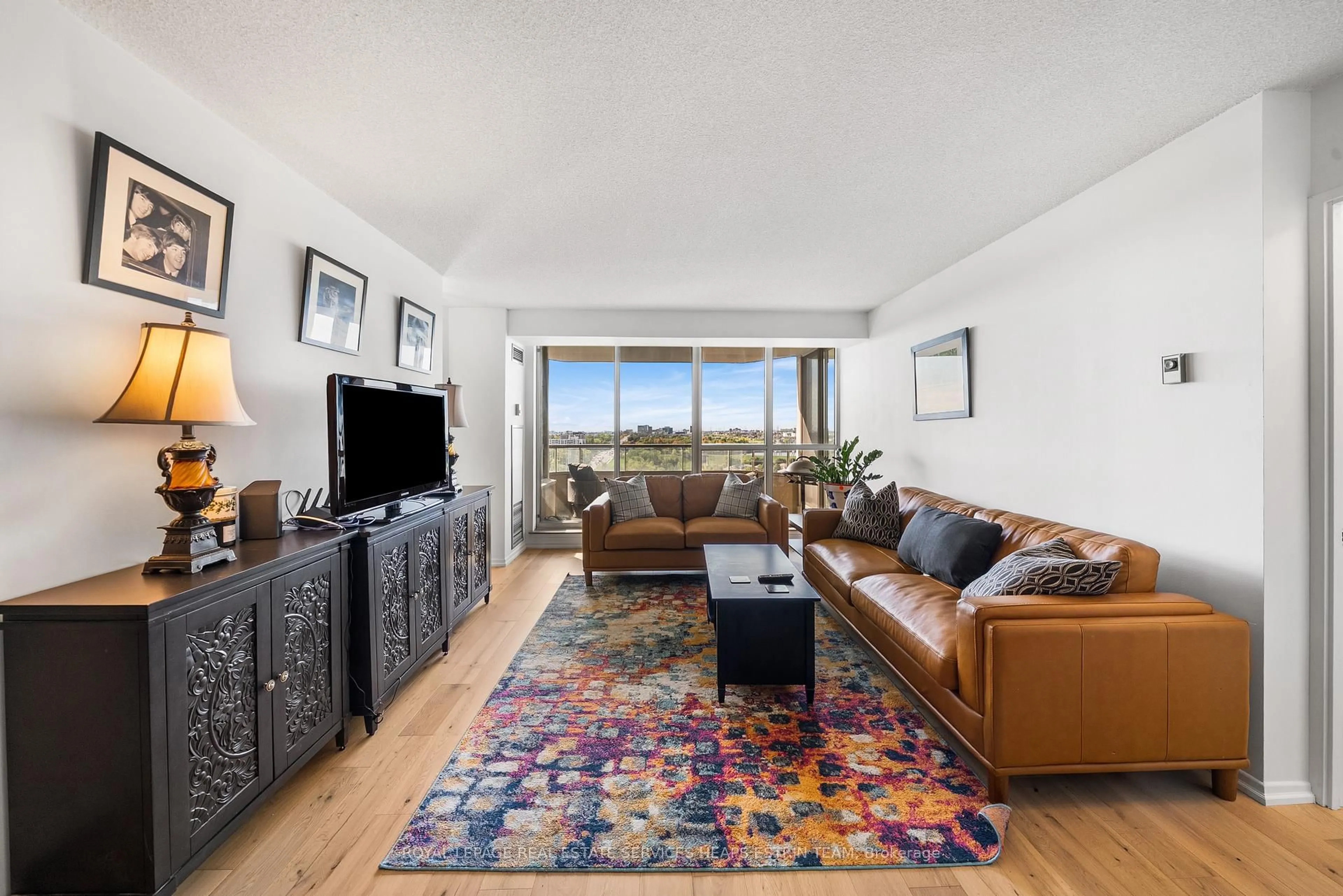 Living room with furniture, unknown for 10 Torresdale Ave #1406, Toronto Ontario M2R 3V8