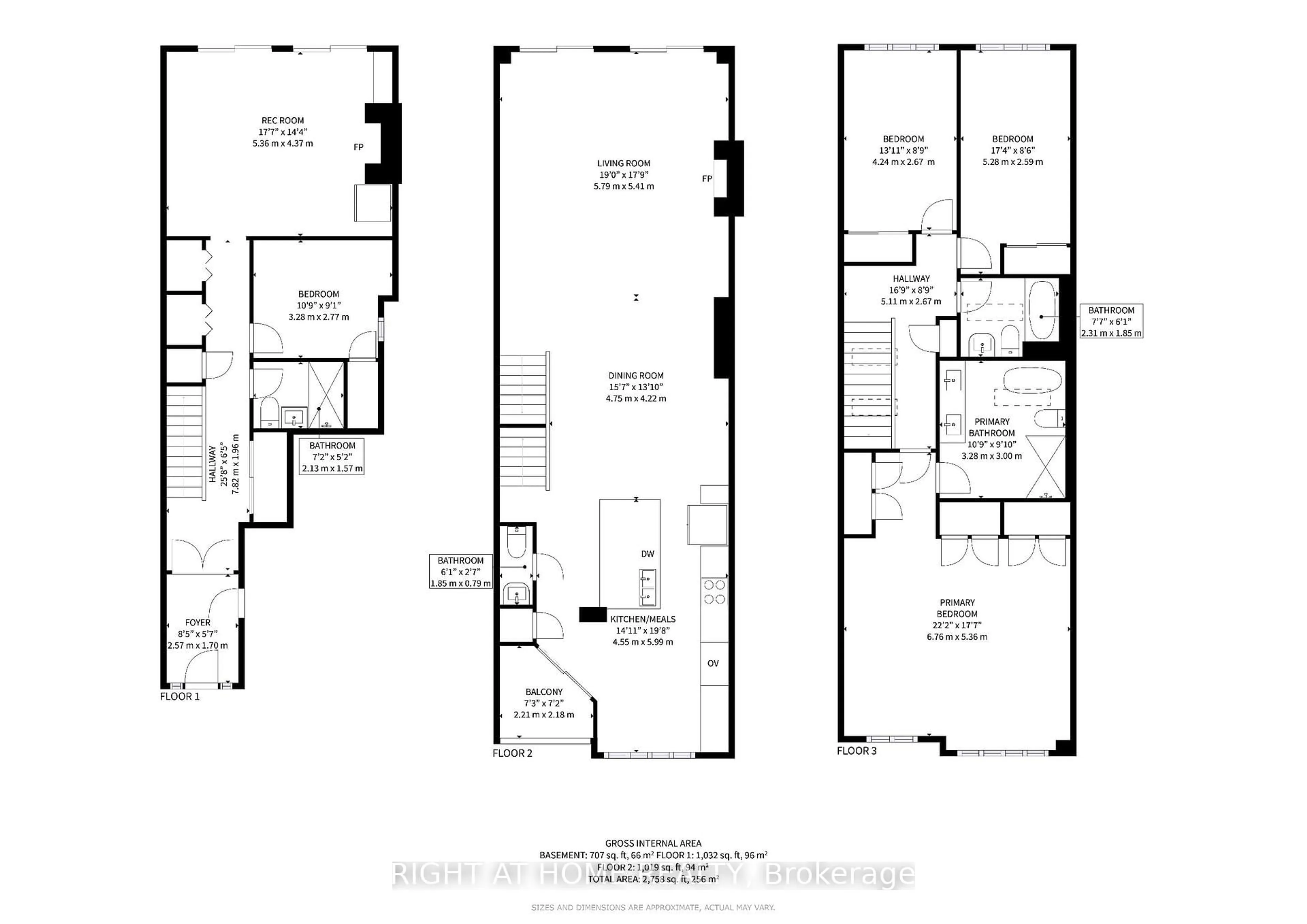 Floor plan for 218 Erskine Ave, Toronto Ontario M4P 1Z4