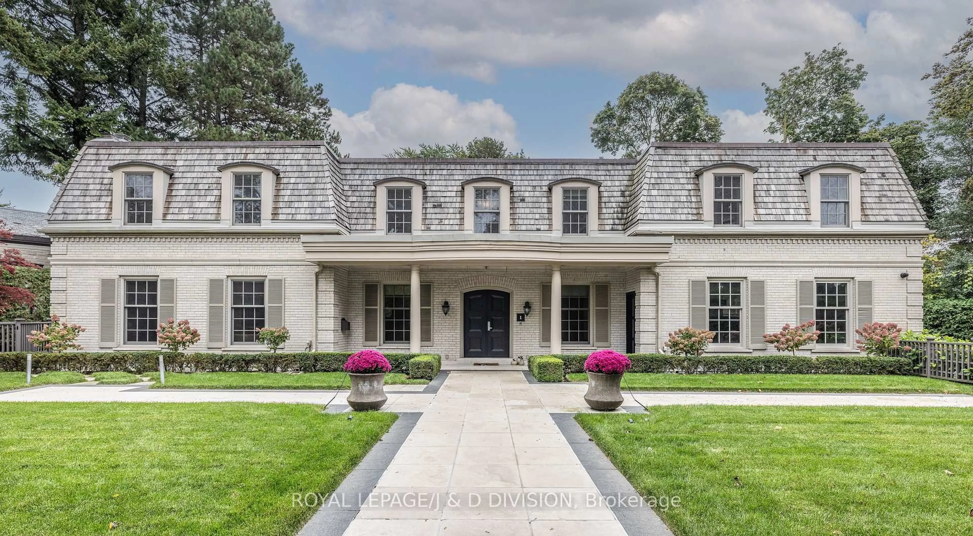 Home with brick exterior material, street for 1 Valleyanna Dr, Toronto Ontario M4N 1J7