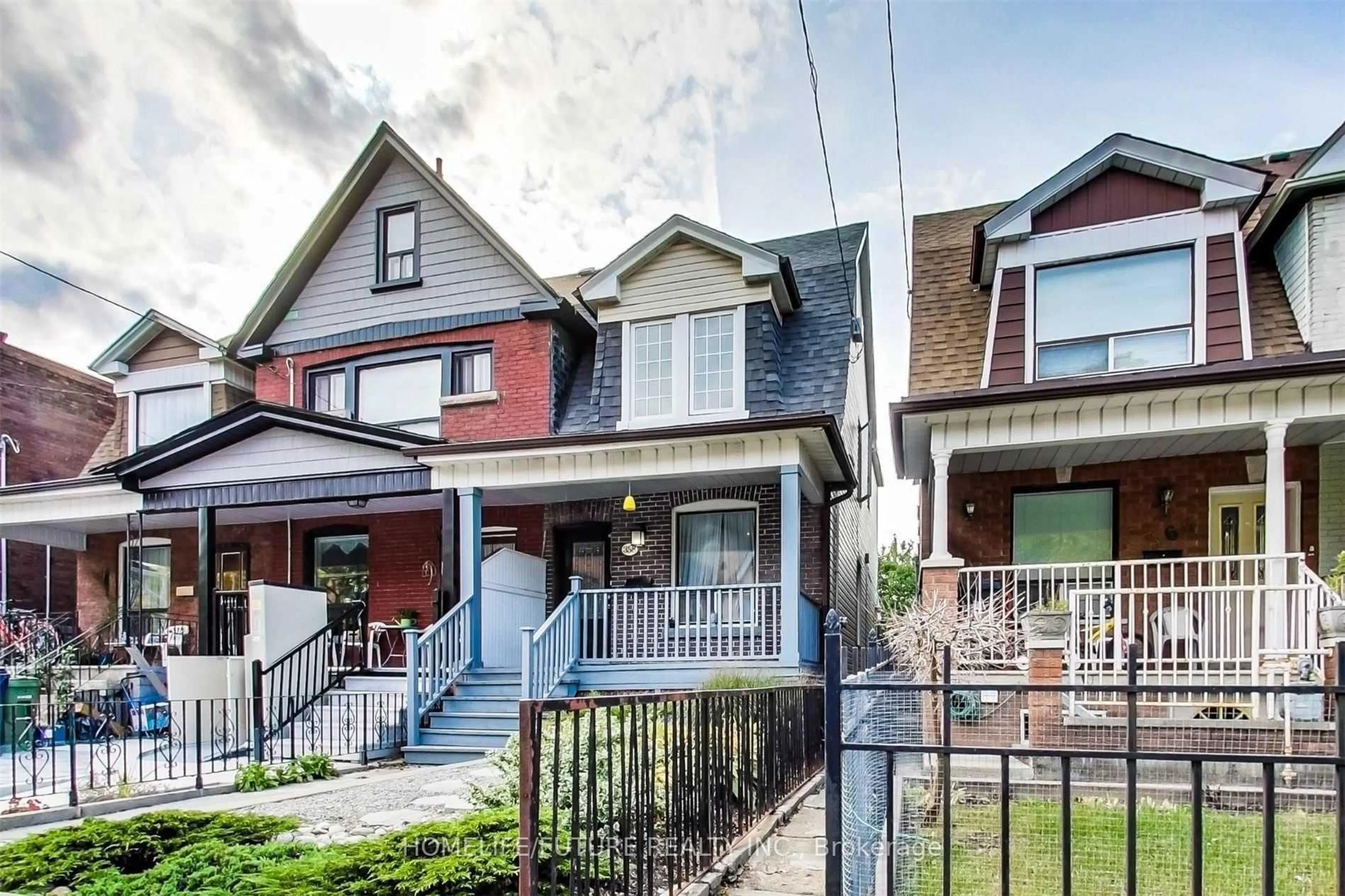Home with brick exterior material, street for 358 Brock Ave, Toronto Ontario M6H 3N3