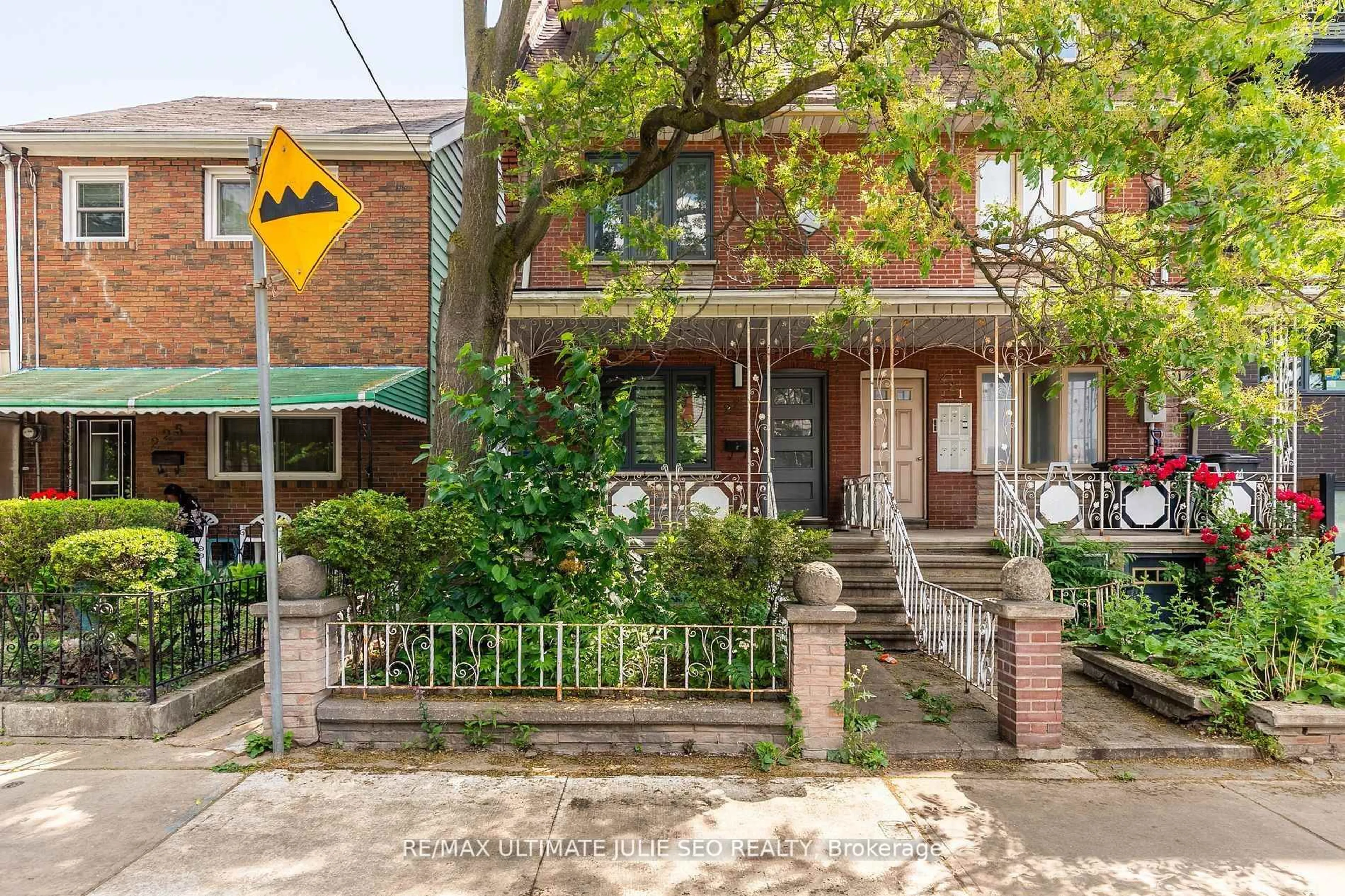 Home with brick exterior material, street for 223 Manning Ave, Toronto Ontario M6J 2K8